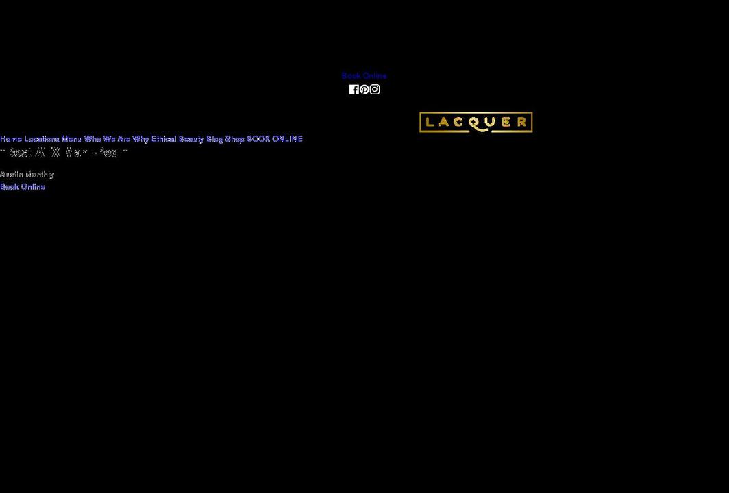 ilovelacquer.com shopify website screenshot