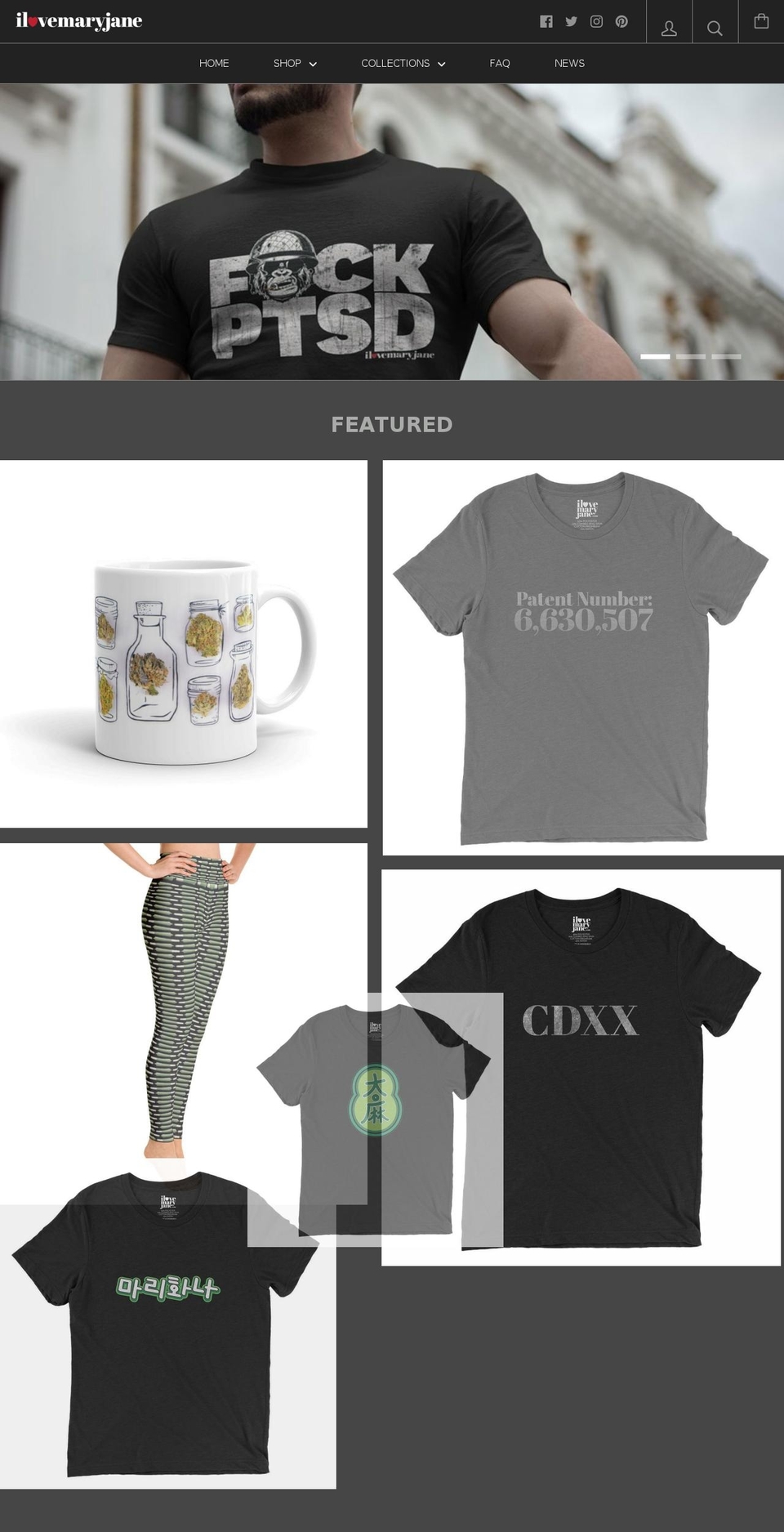 ilovemaryjane.com — Shopify storefront screenshot