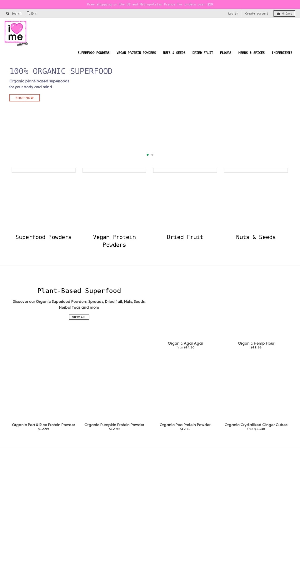 ilovemeattitude.com shopify website screenshot