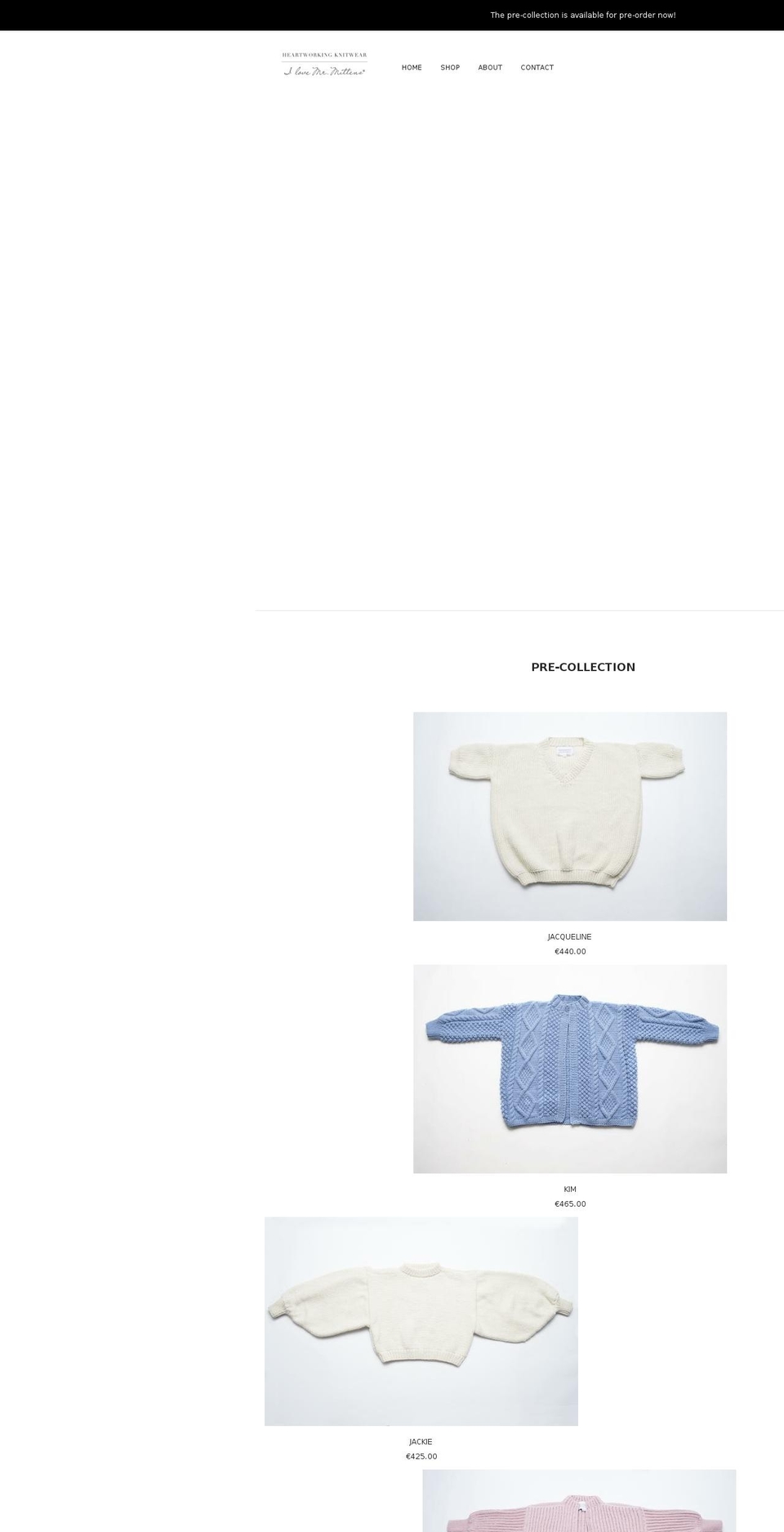 ilovemrmittens.com — Shopify storefront screenshot