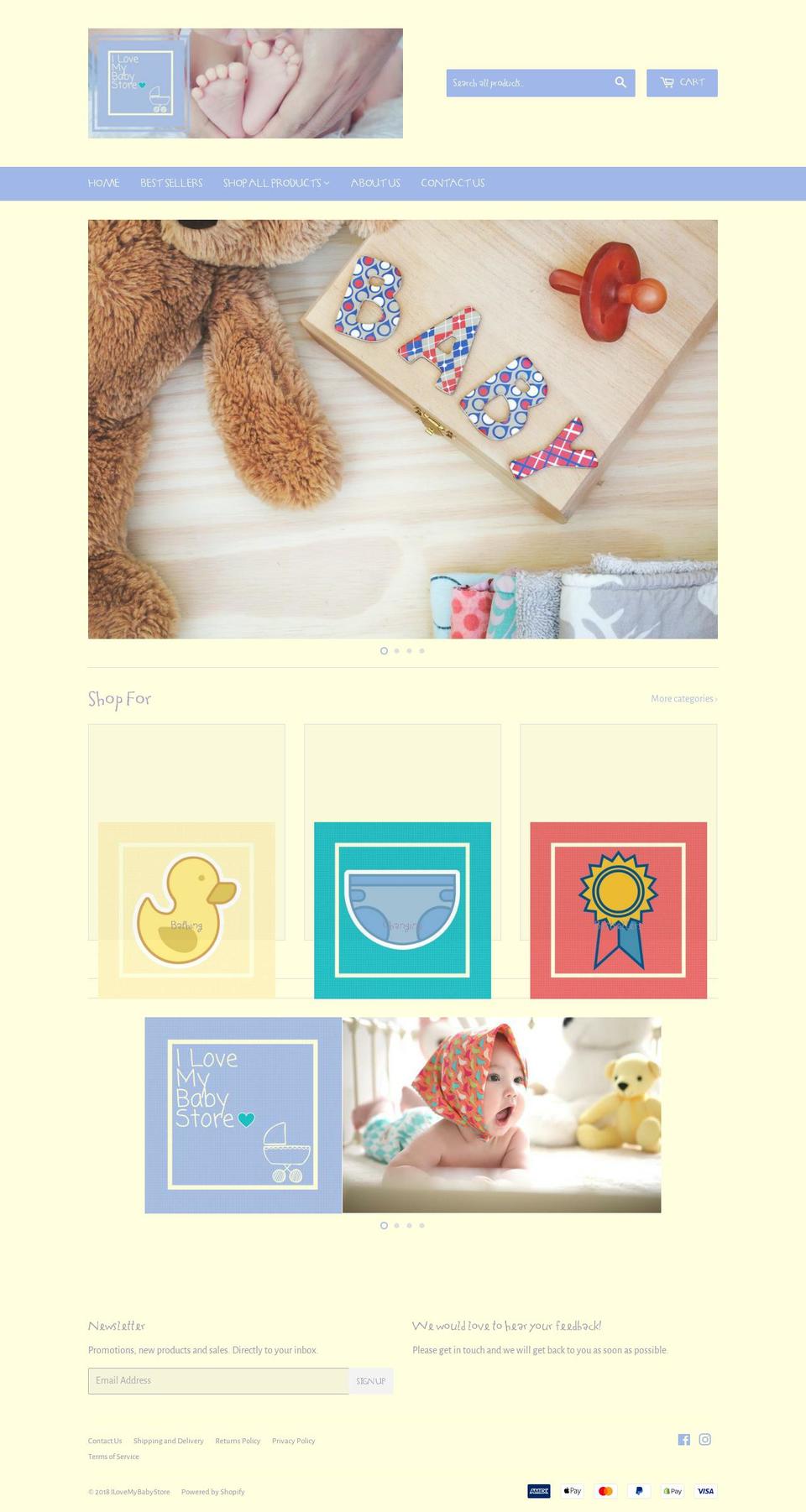 ilovemybabystore.com — Shopify storefront screenshot