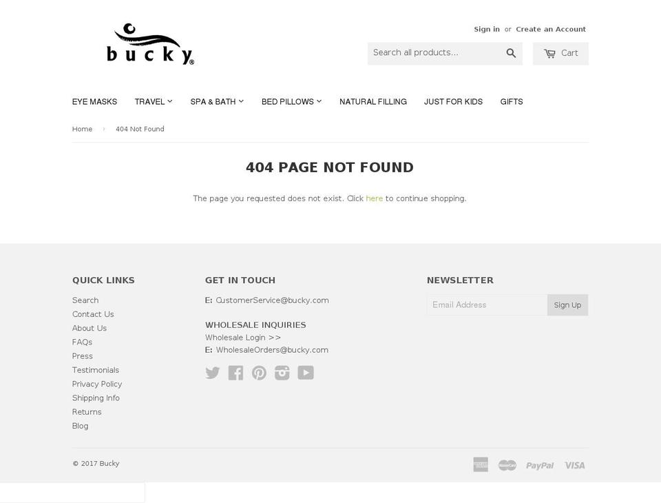 ilovemybucky.com shopify website screenshot