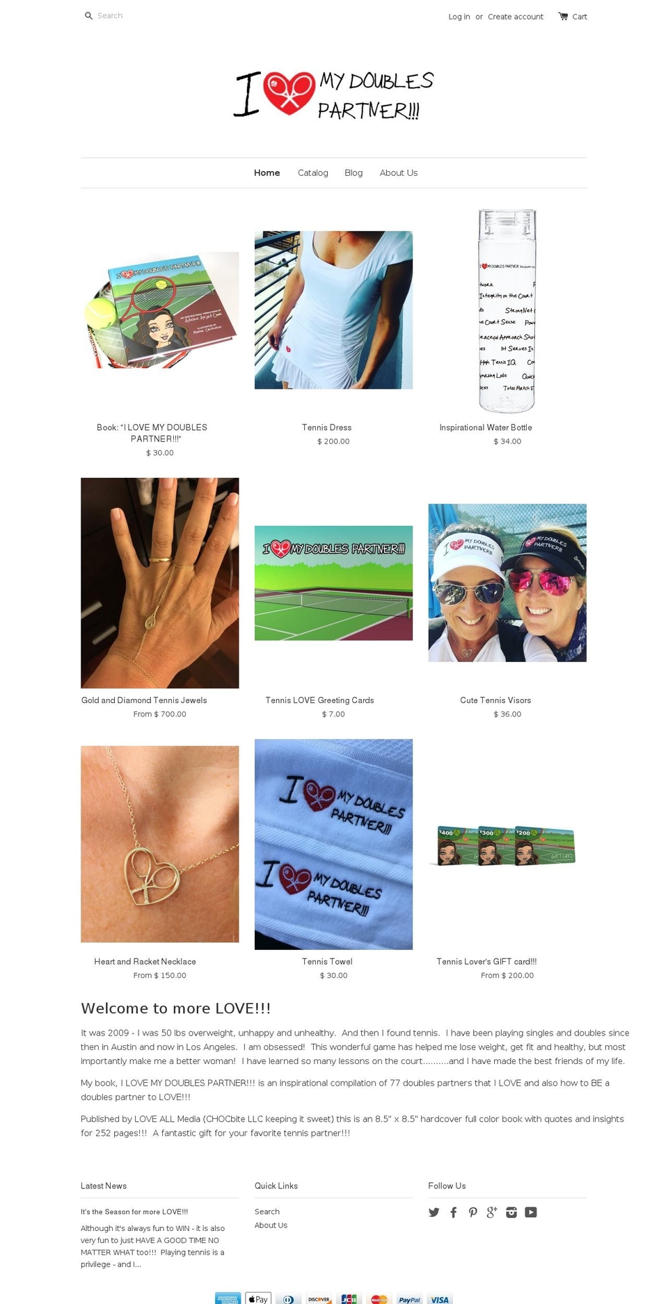ilovemydoublespartner.com shopify website screenshot