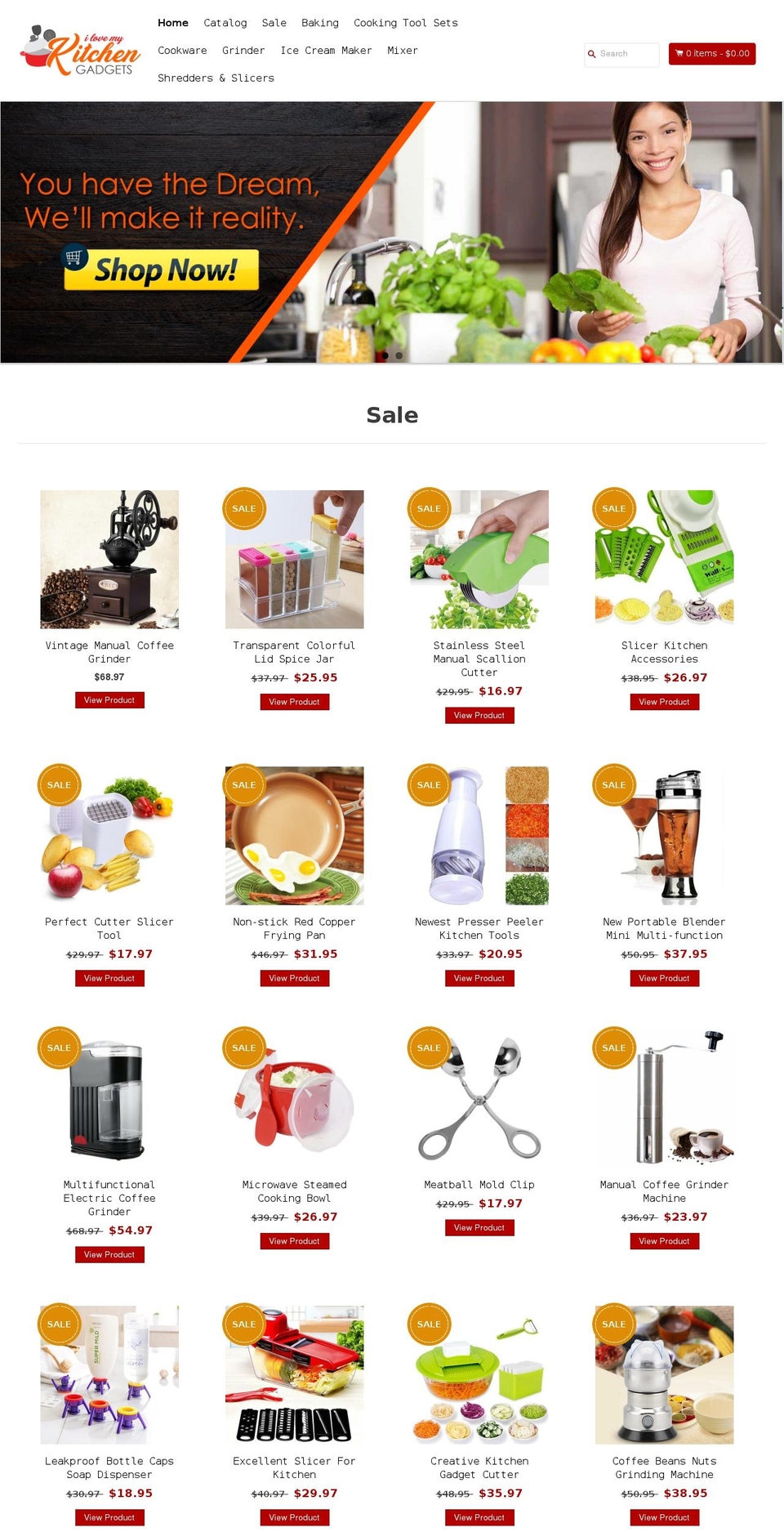 EcomClub Shopify theme site example ilovemykitchengadgets.com