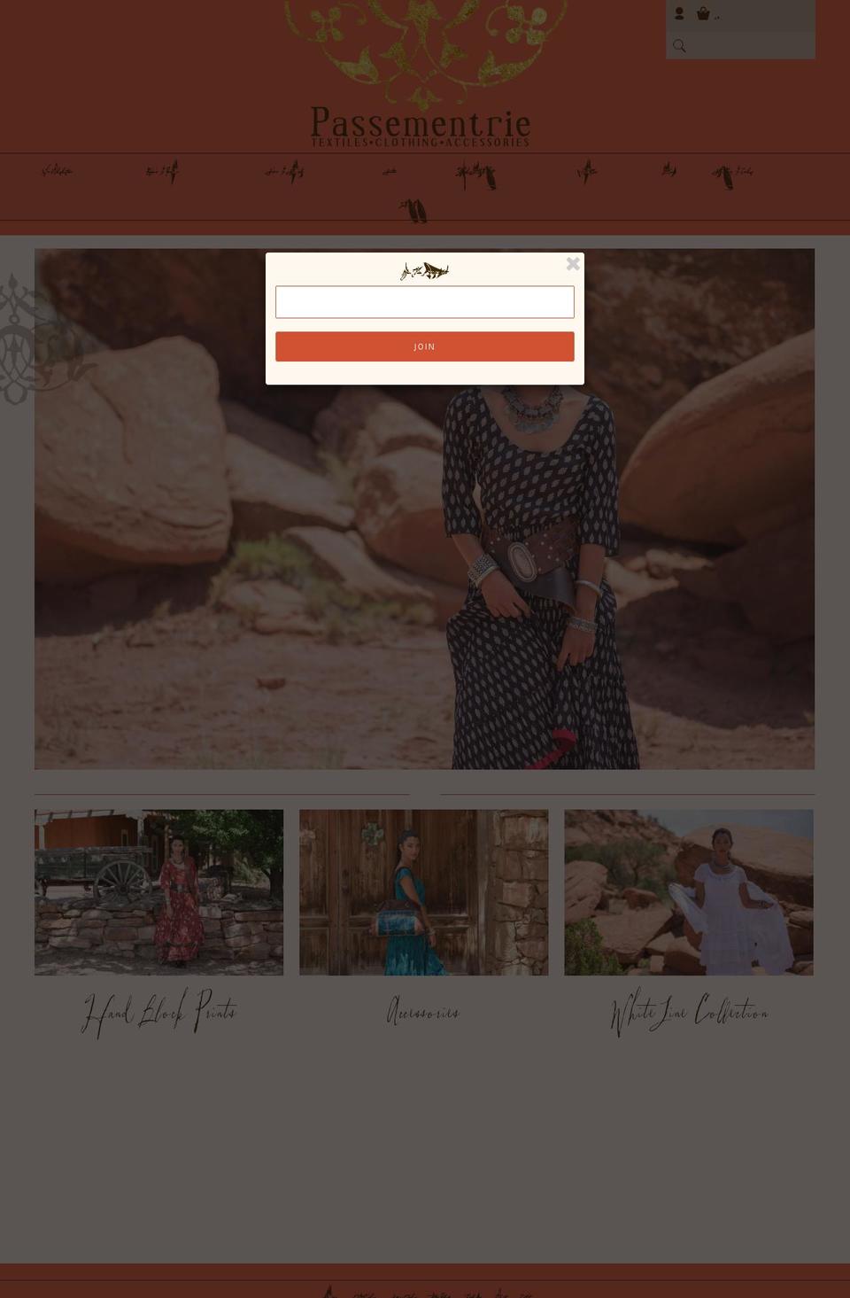 ilovepassementrie.com shopify website screenshot