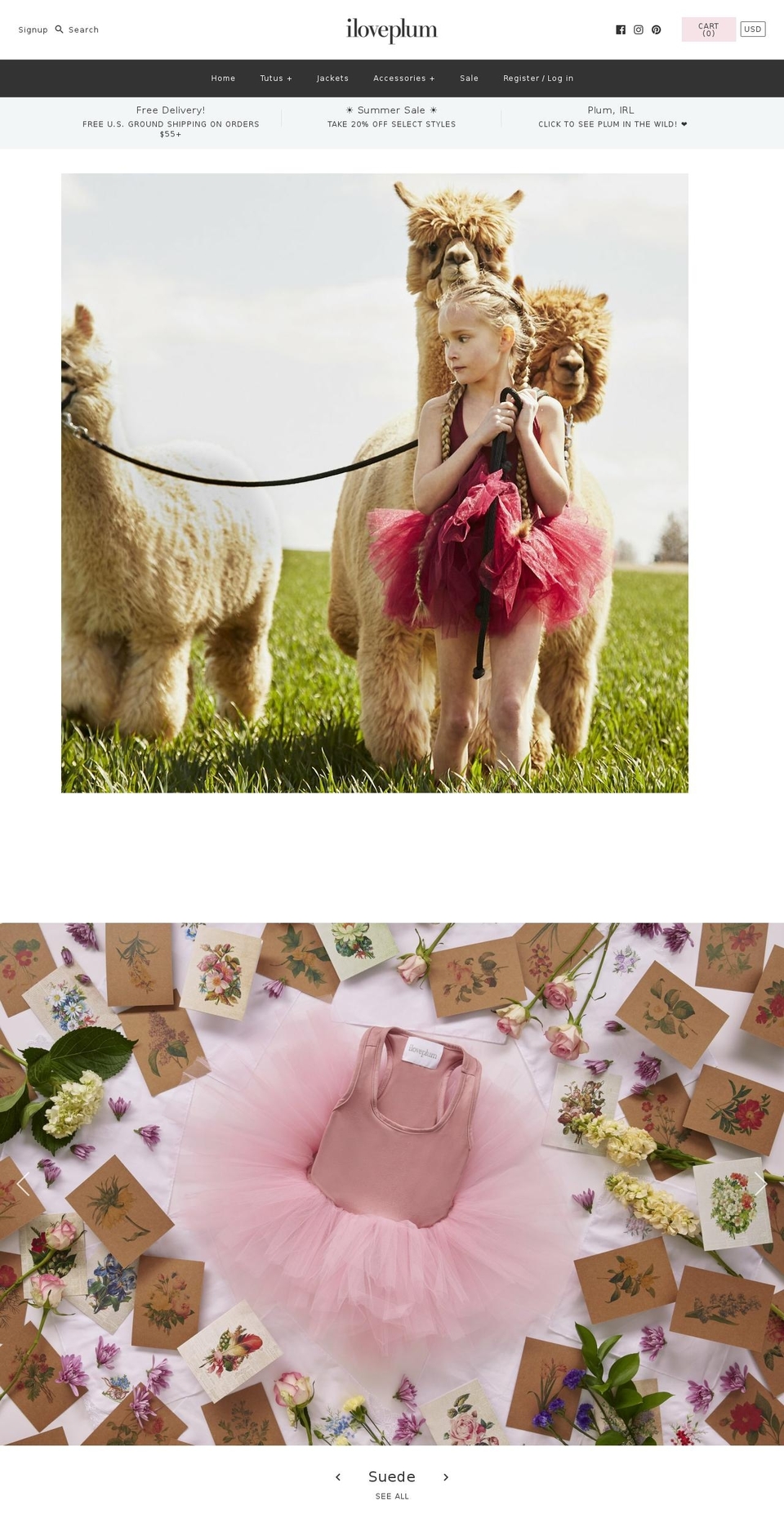 iloveplum.com shopify website screenshot