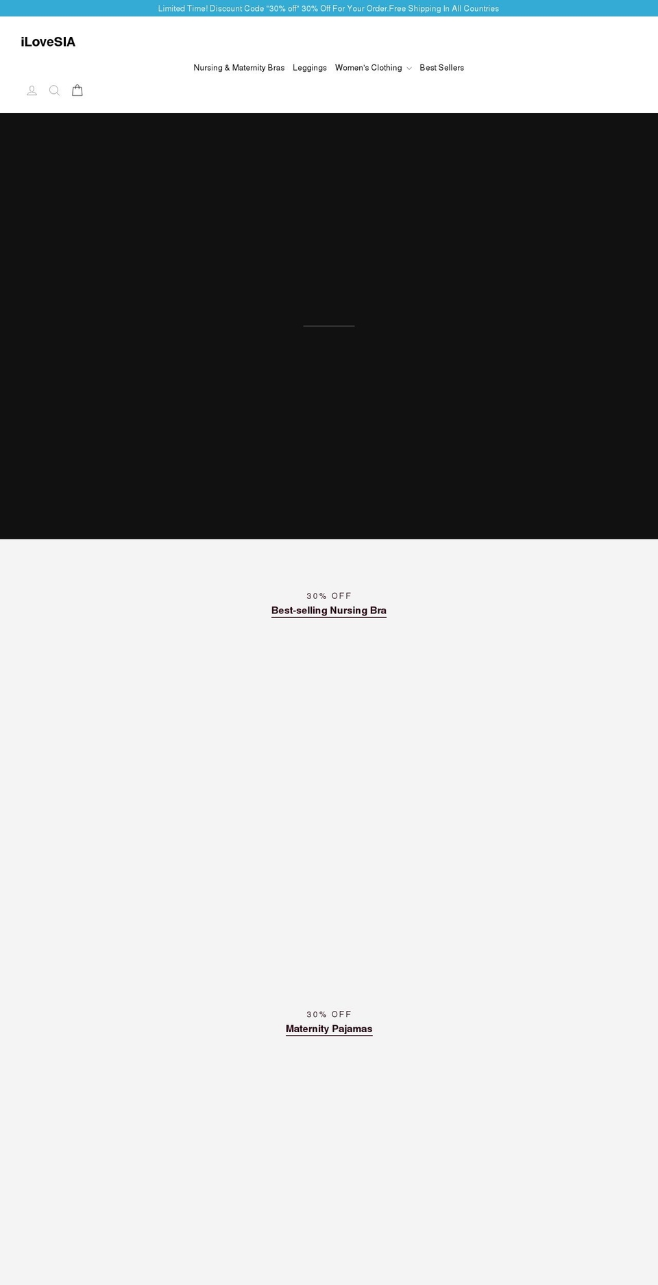 ilovesia.com shopify website screenshot