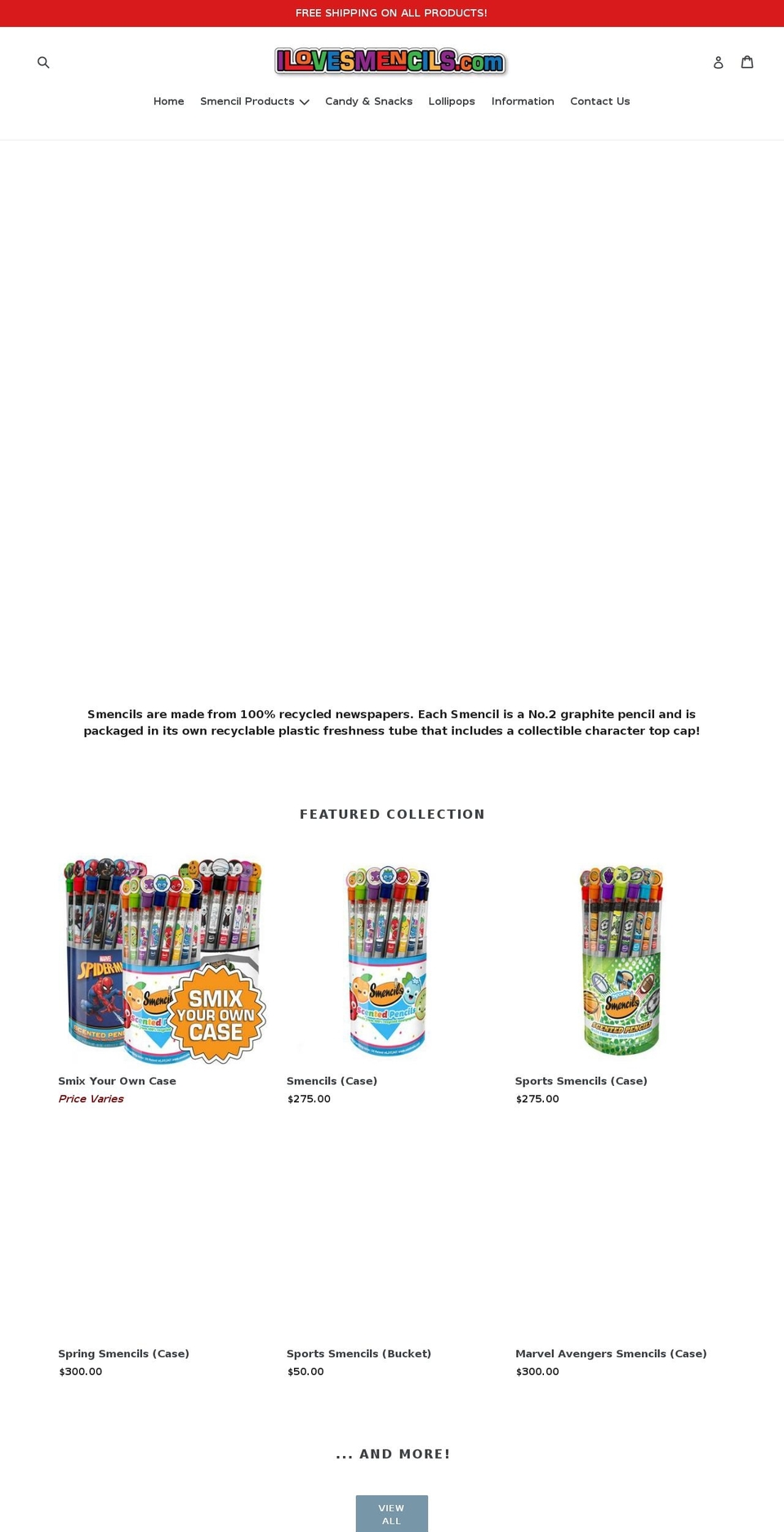 ilovesmens.com — Shopify storefront screenshot