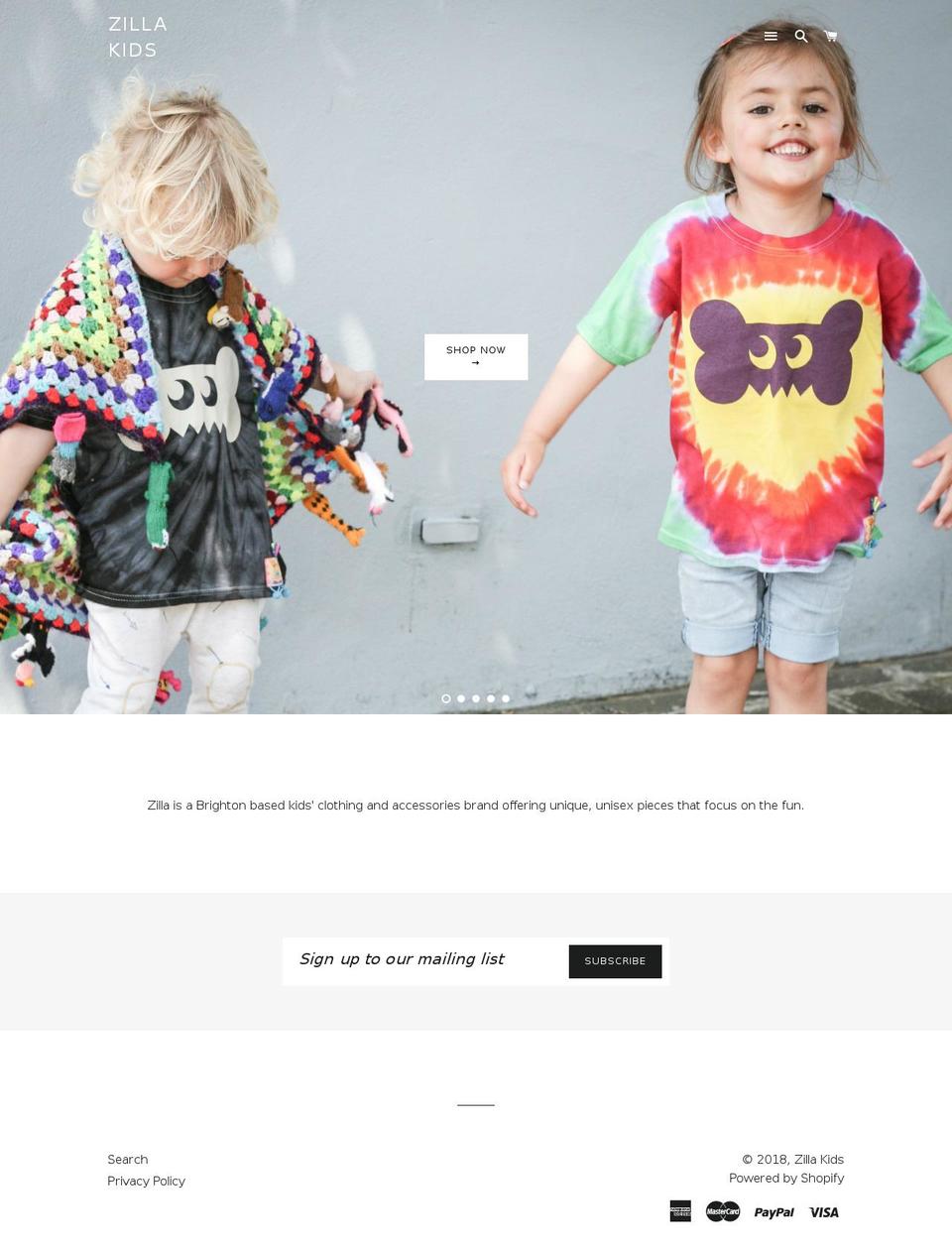 ilovezilla.com shopify website screenshot