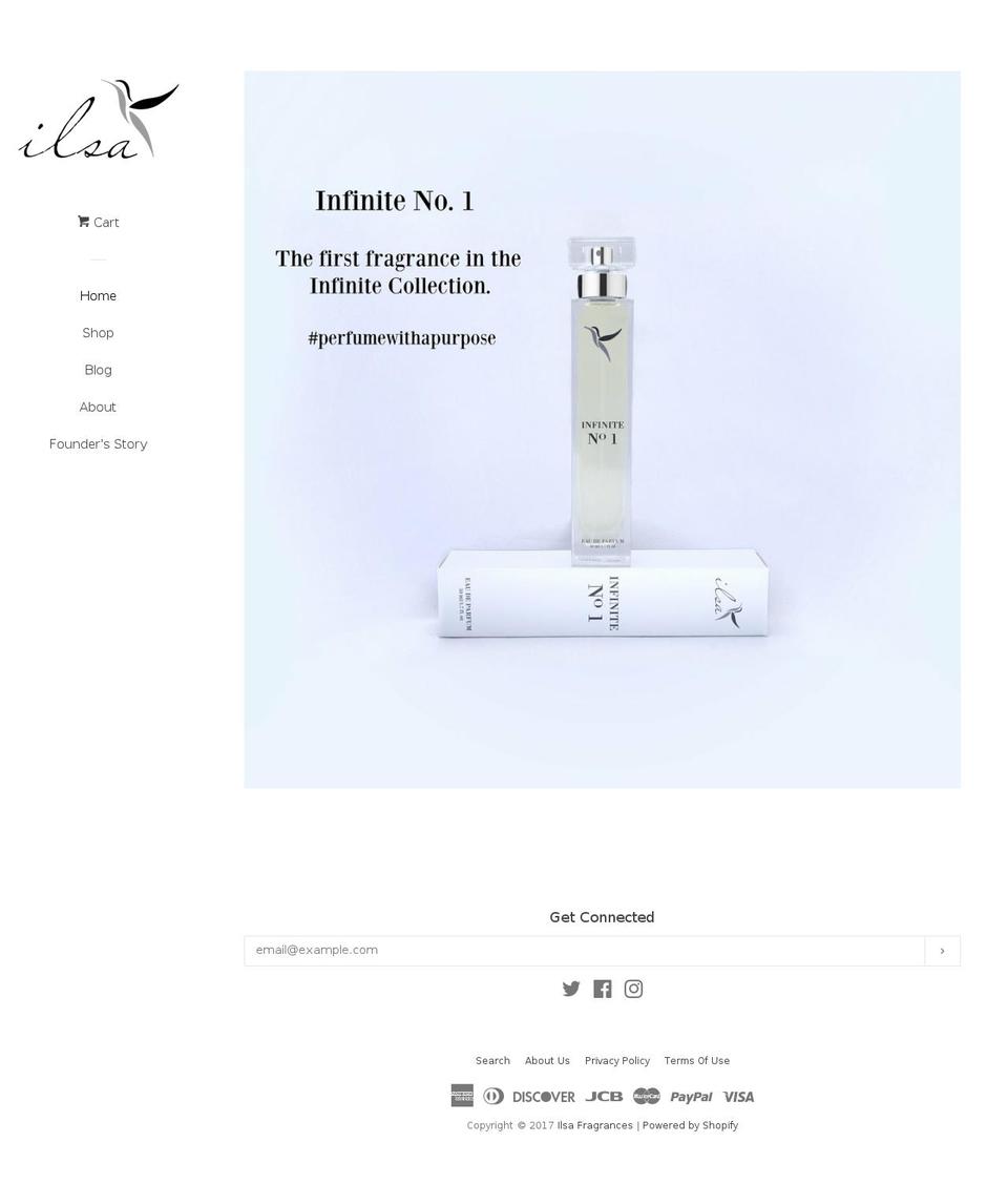 ilsafragrances.com shopify website screenshot