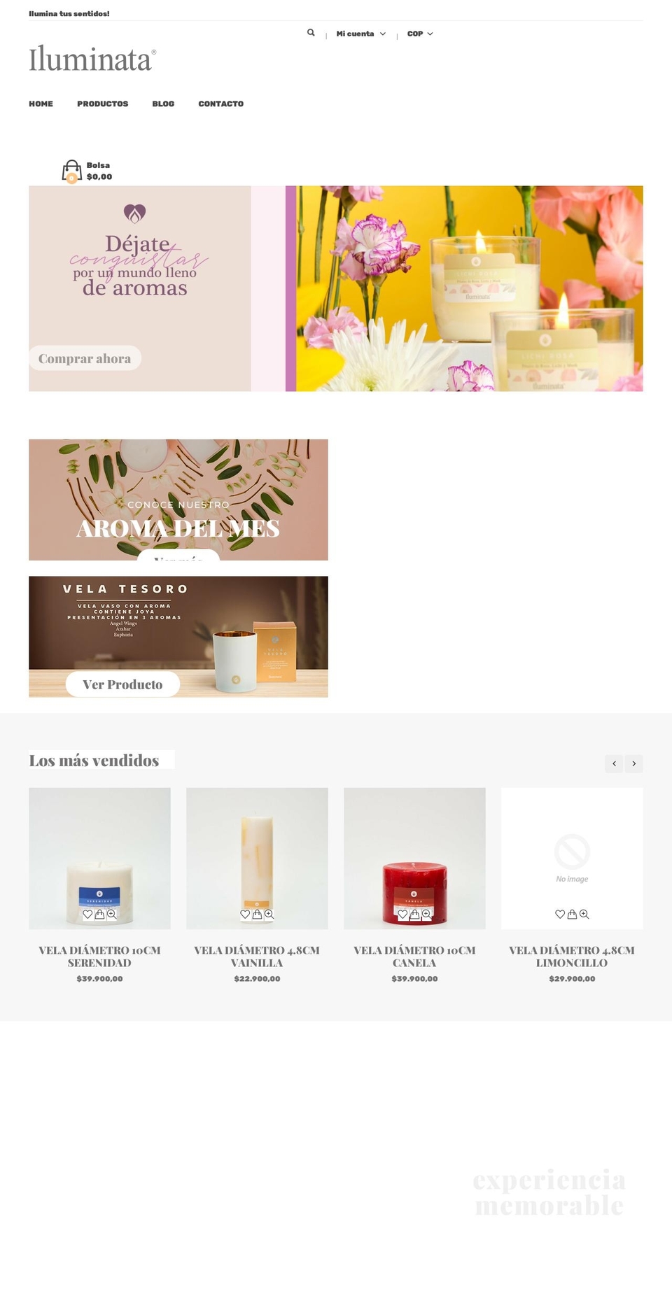 iluminata.com shopify website screenshot