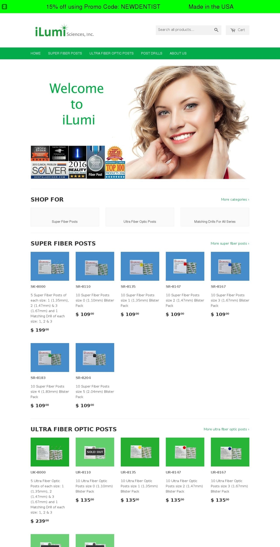 ilumistore.com shopify website screenshot