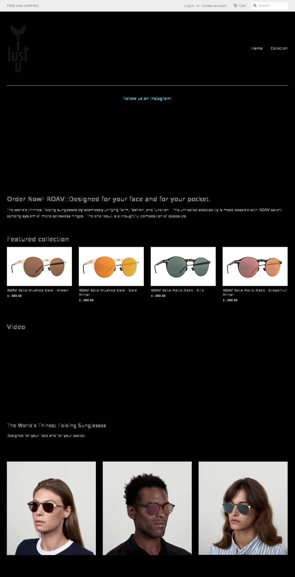 ilustuofficial.com — Shopify storefront screenshot