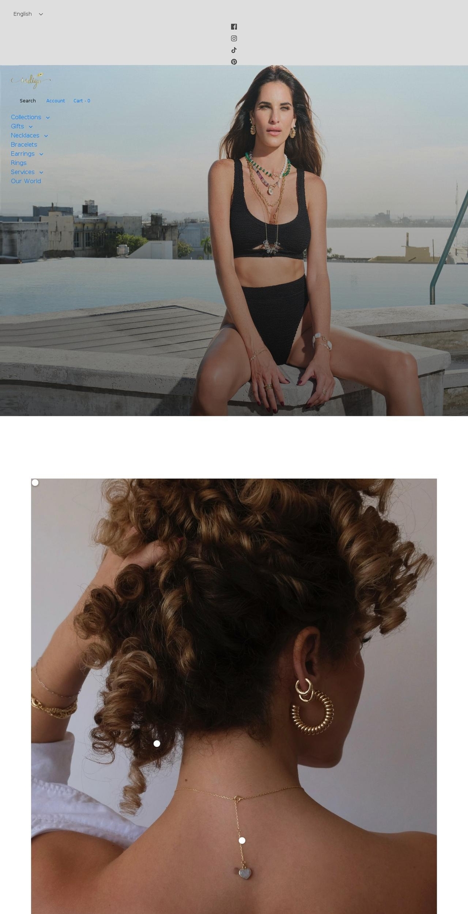 iluvindigo.com shopify website screenshot
