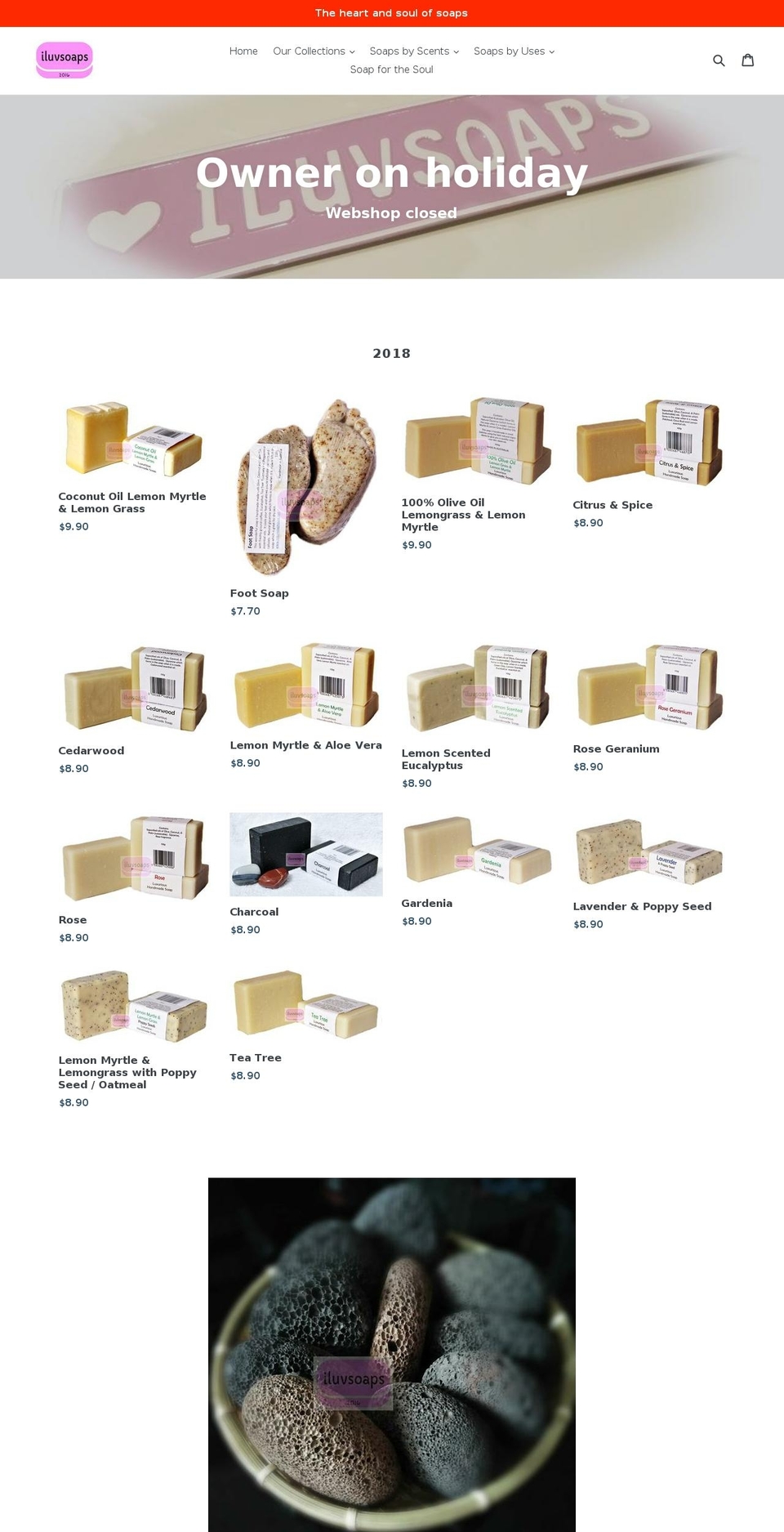 iluvsoaps.com — Shopify storefront screenshot