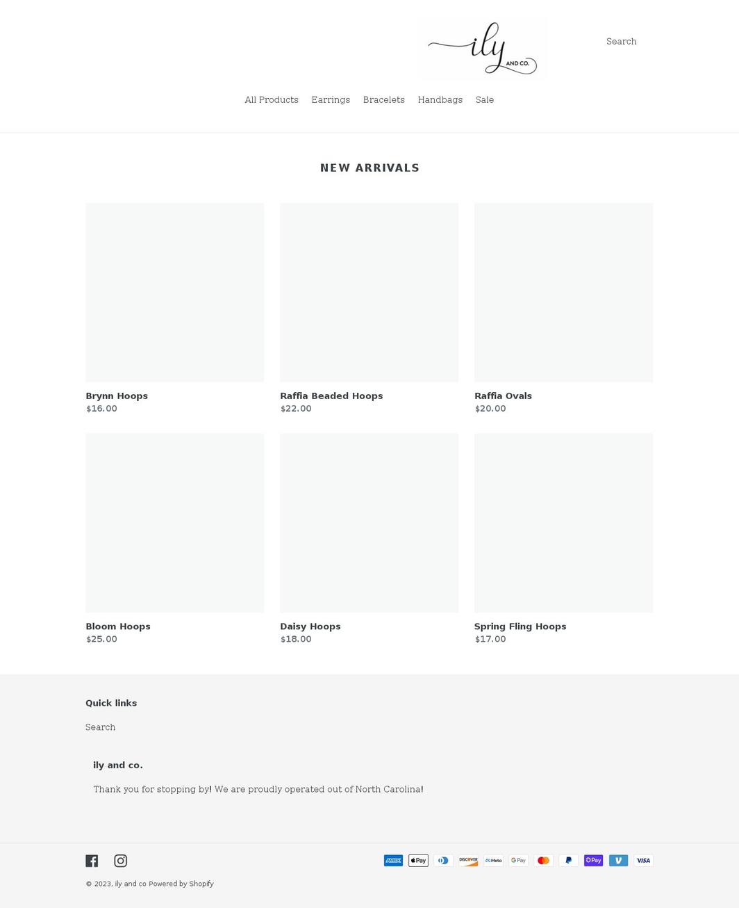 ilyandco.com shopify website screenshot