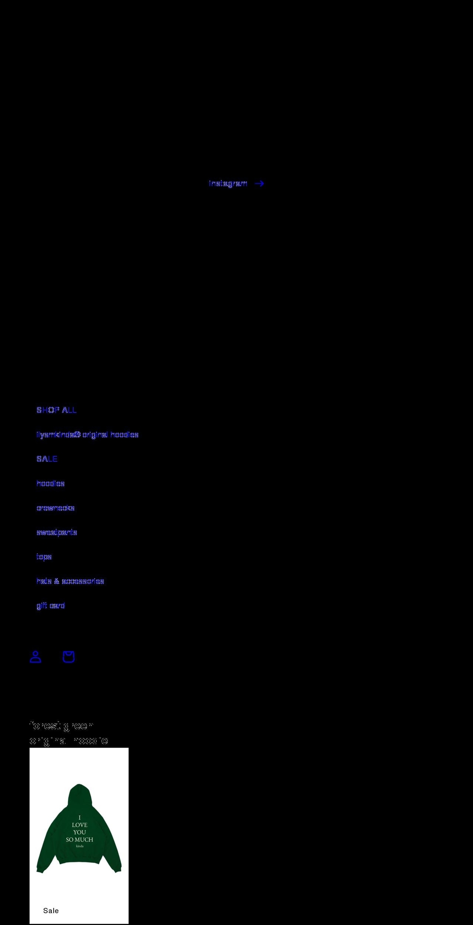 ilysmkinda.com shopify website screenshot