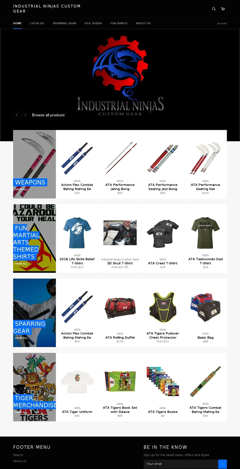 ima-gear.com — Shopify storefront screenshot