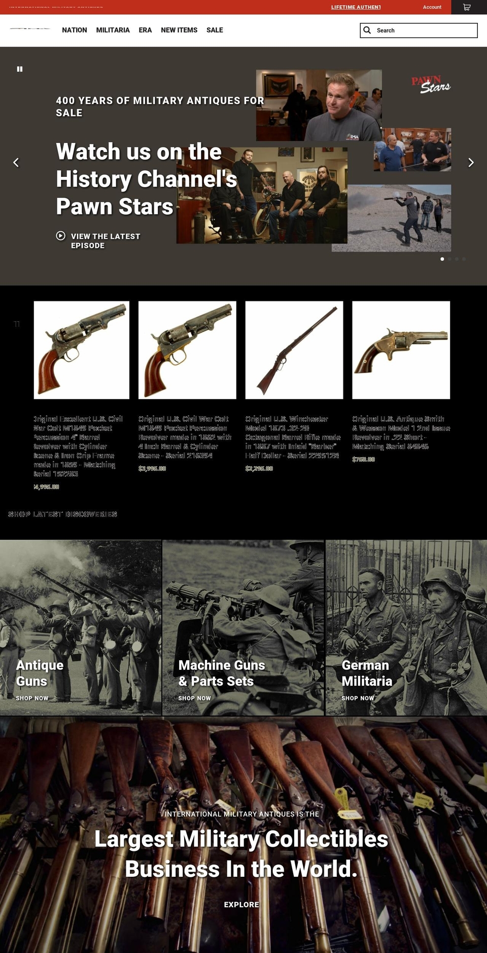 ima-usa.net shopify website screenshot