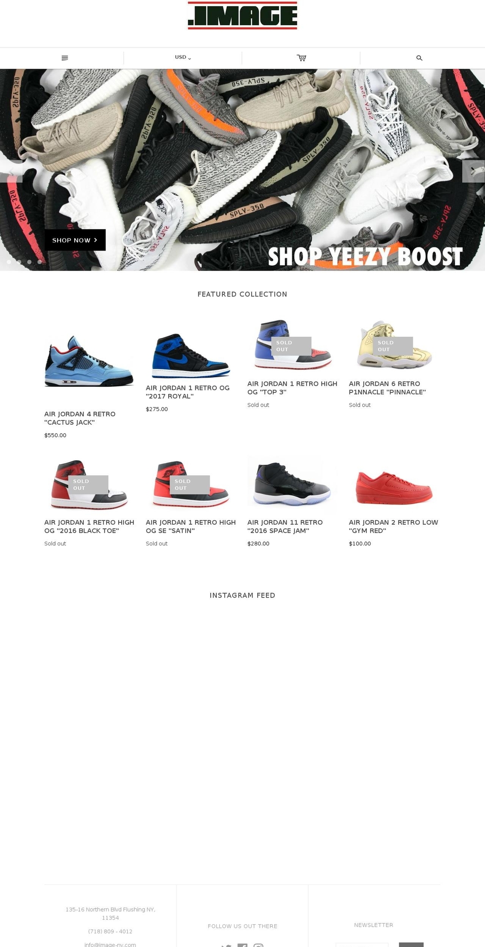 image-ny.com shopify website screenshot