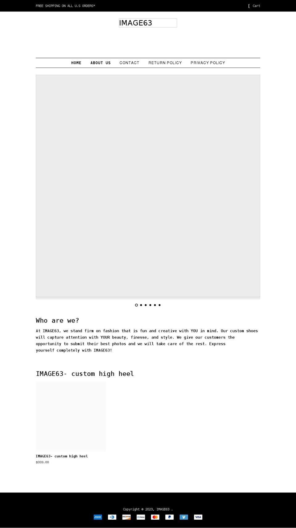 image63.com shopify website screenshot