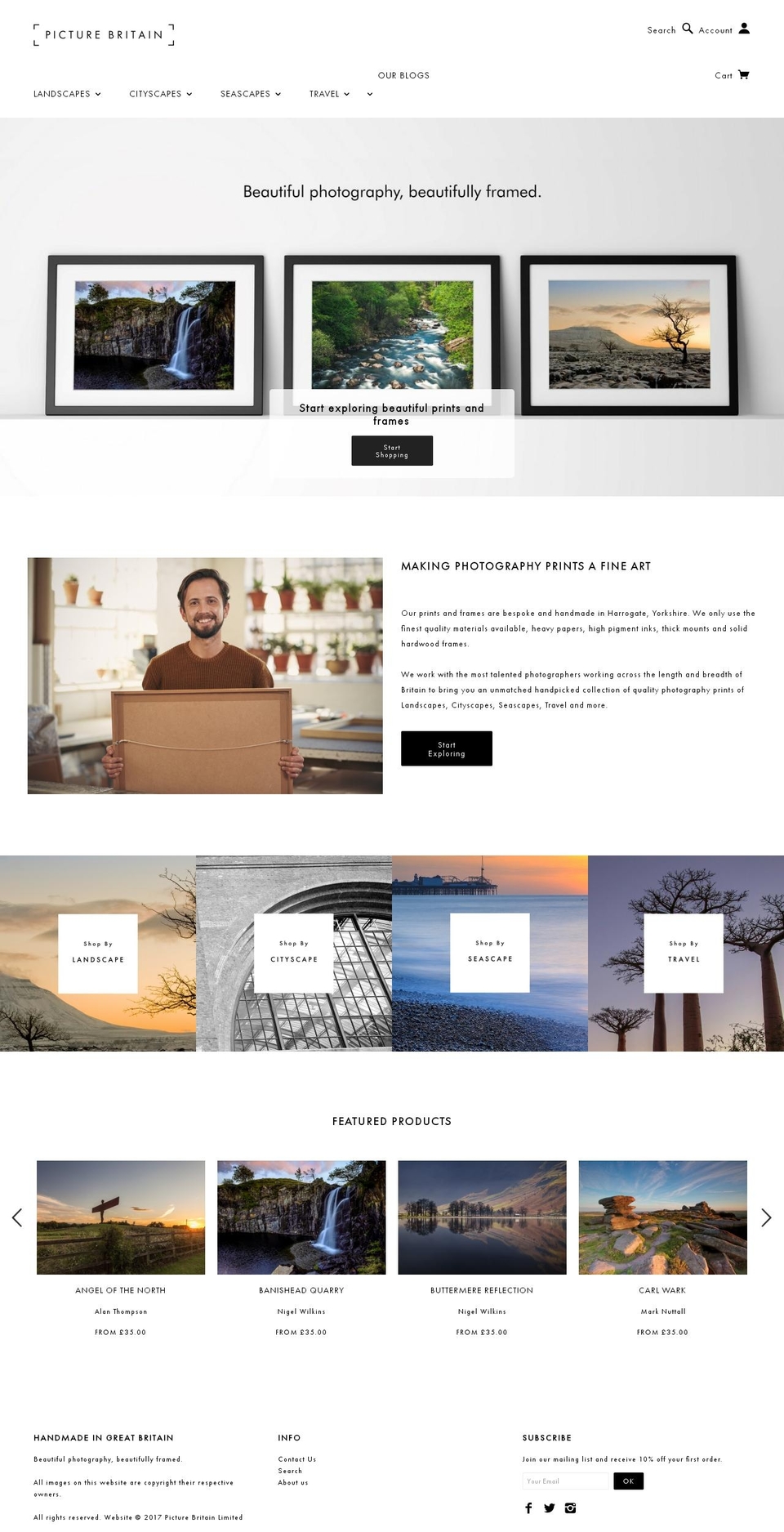 imagebritain.com shopify website screenshot