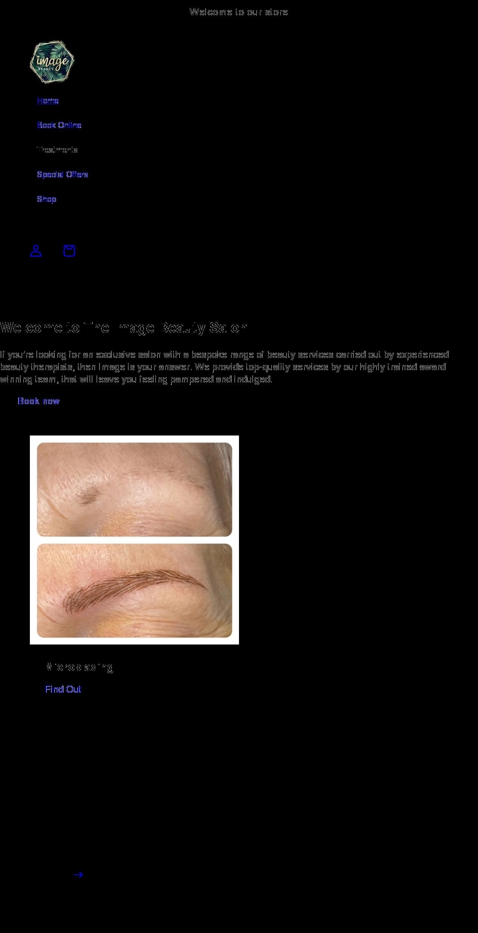 imagesalon.co.uk shopify website screenshot