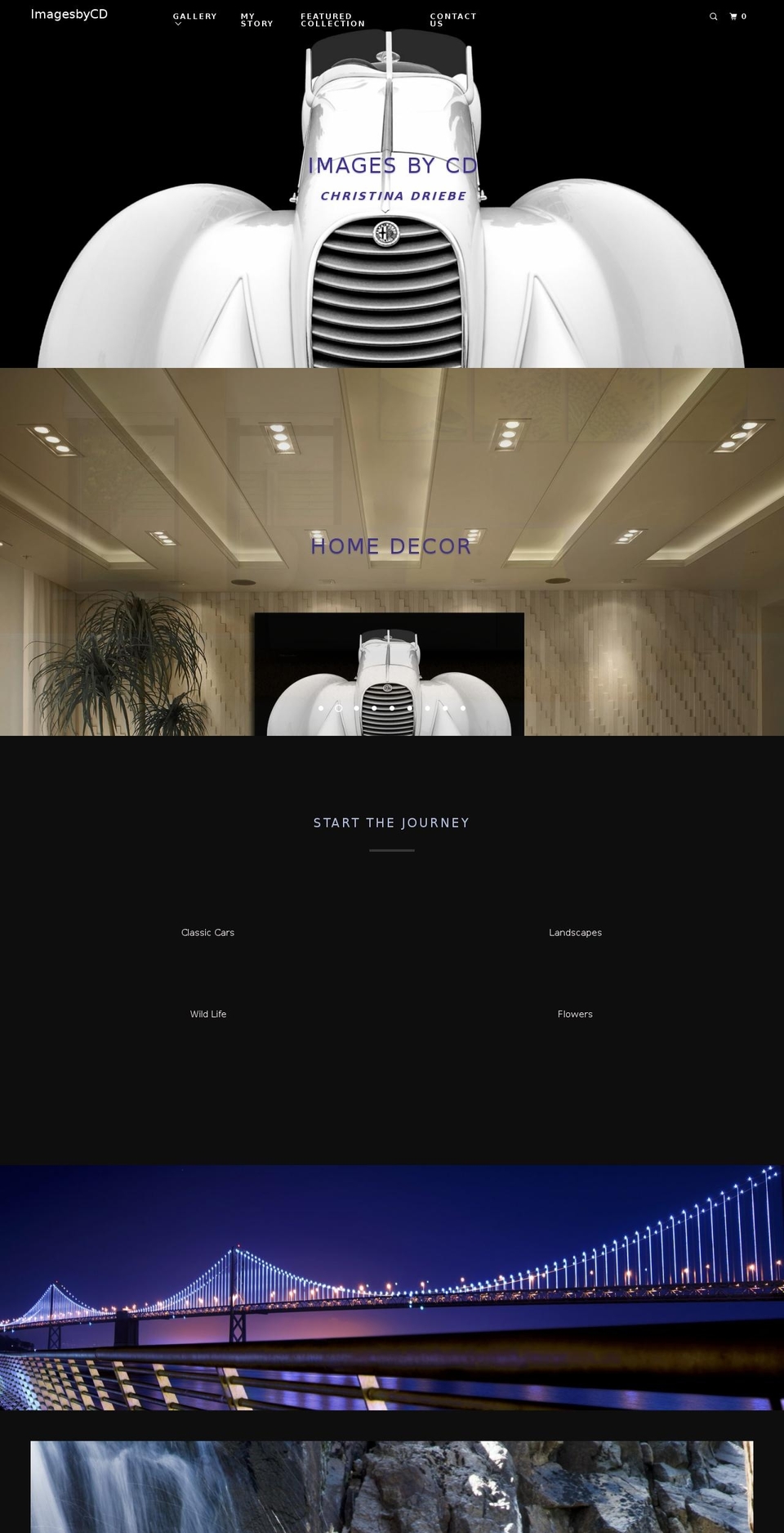 imagesbycd.com shopify website screenshot