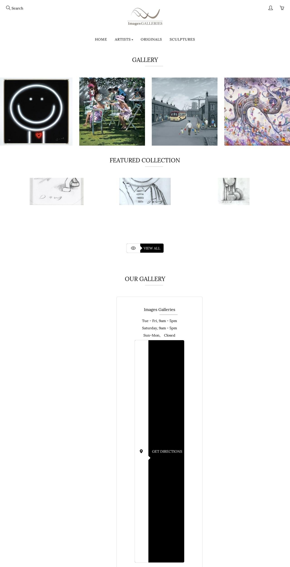 imagesgalleries.com — Shopify storefront screenshot
