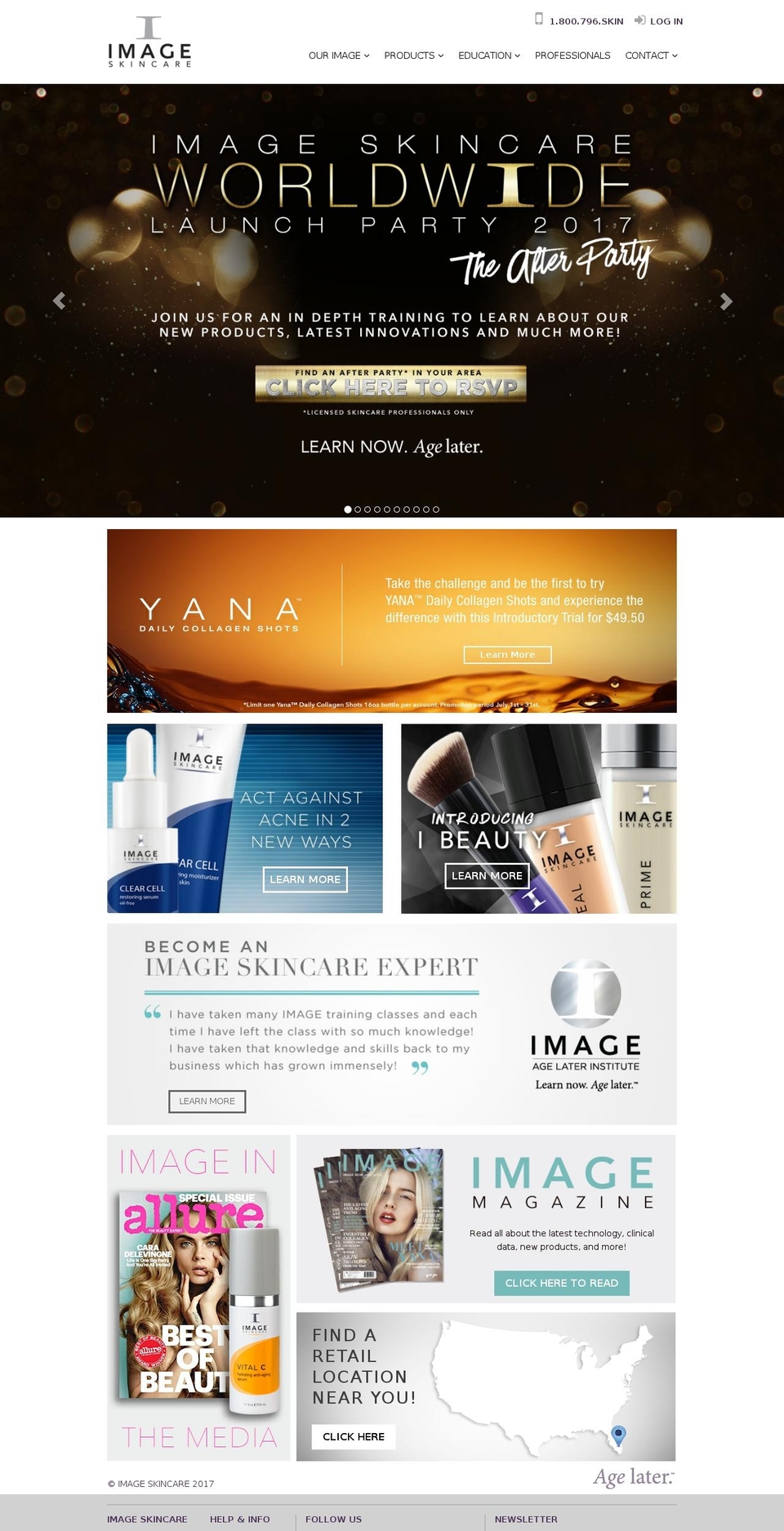 imageskincareinfo.us shopify website screenshot