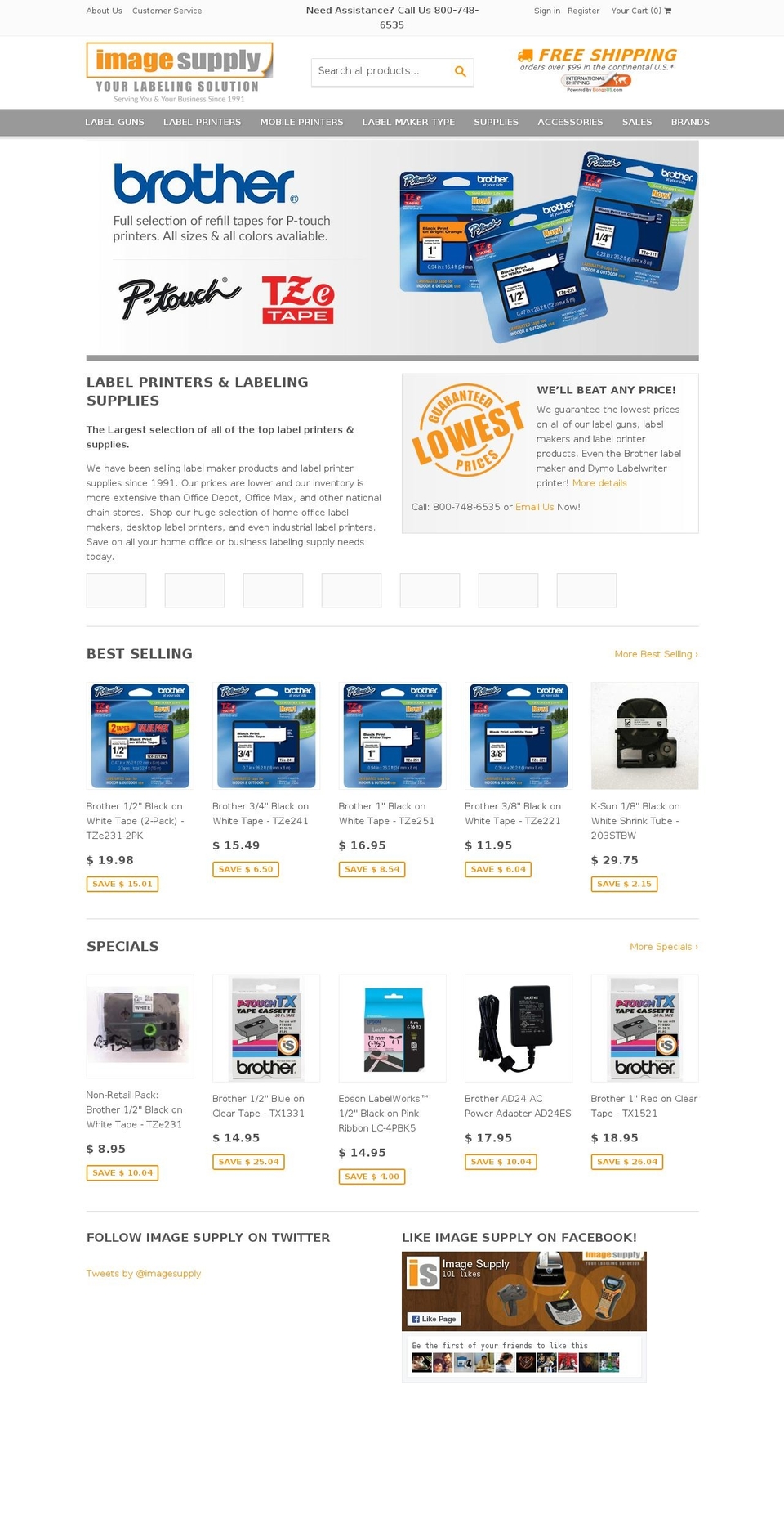 imagesupply.com shopify website screenshot