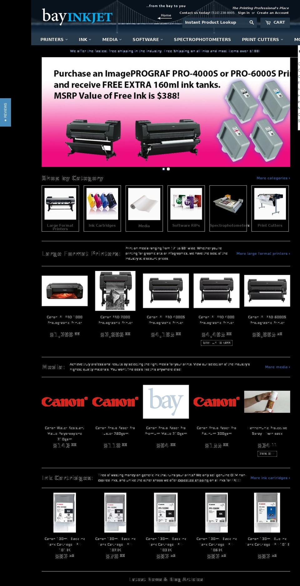 imagetechsupplies.com shopify website screenshot