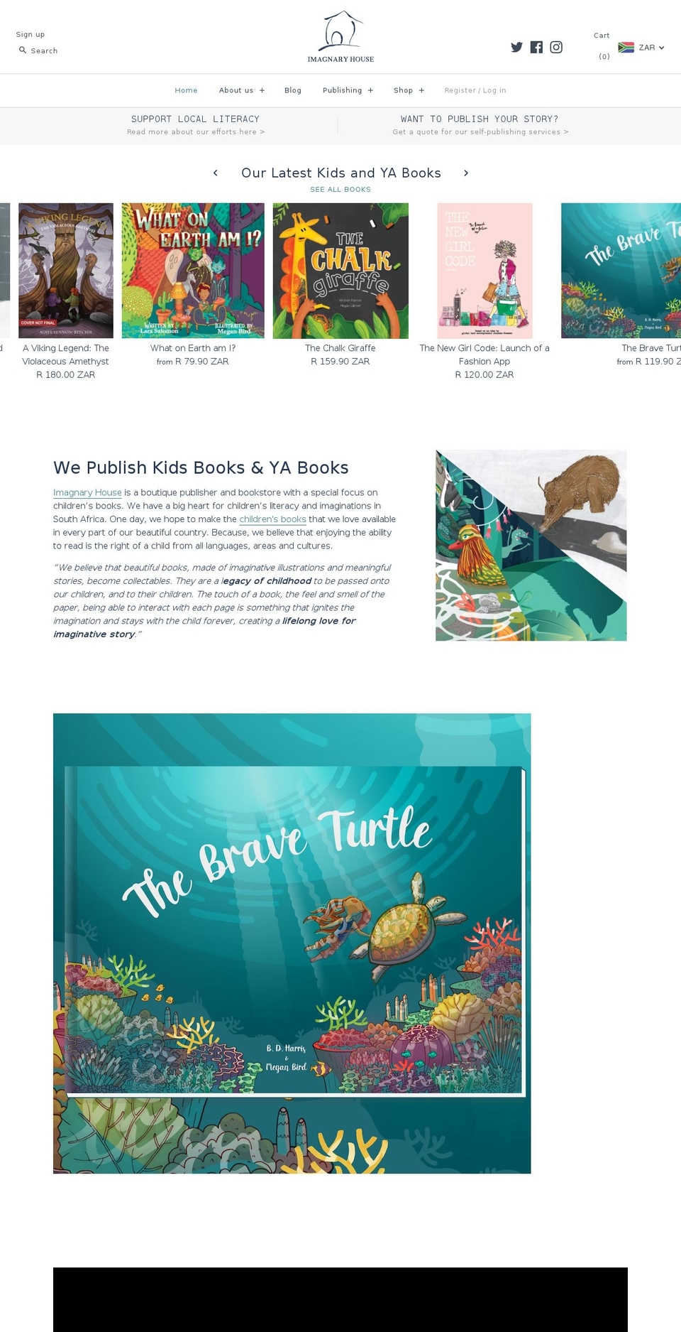 imaginary-house.com — Shopify storefront screenshot