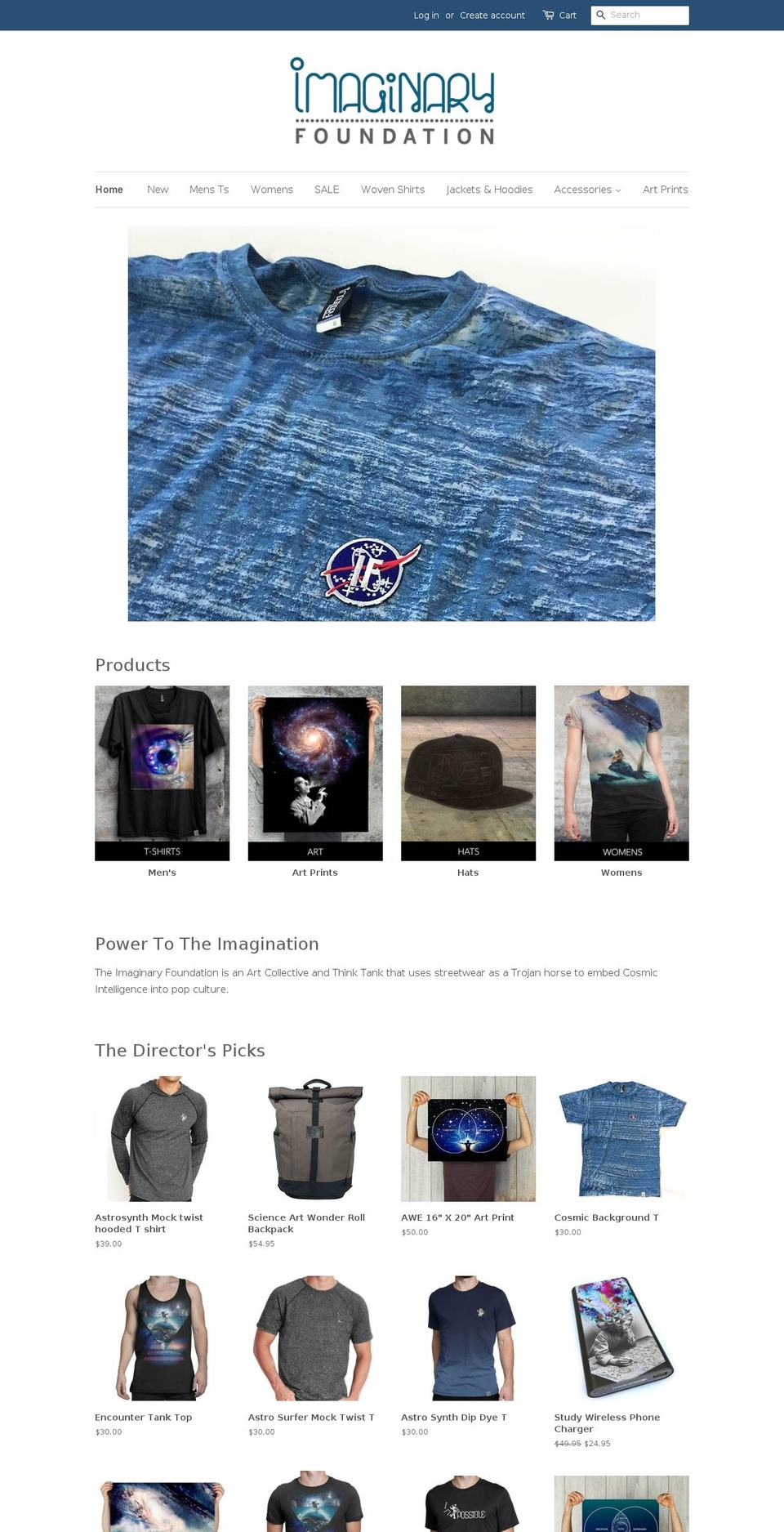 imaginaryfoundation.myshopify.com shopify website screenshot