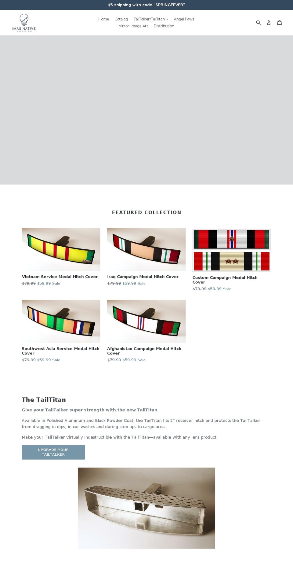 imaginativeinnovations.com — Shopify storefront screenshot