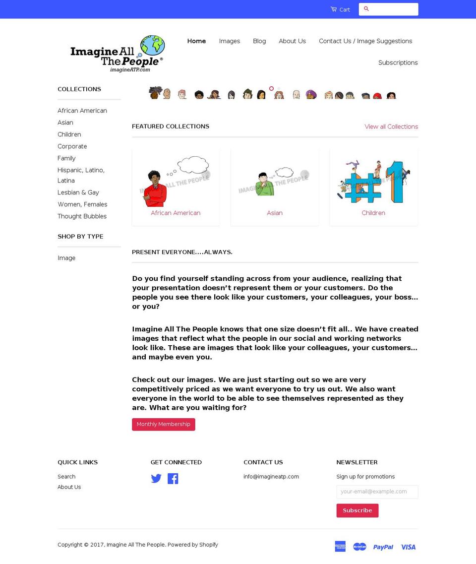 imagineatp.com shopify website screenshot