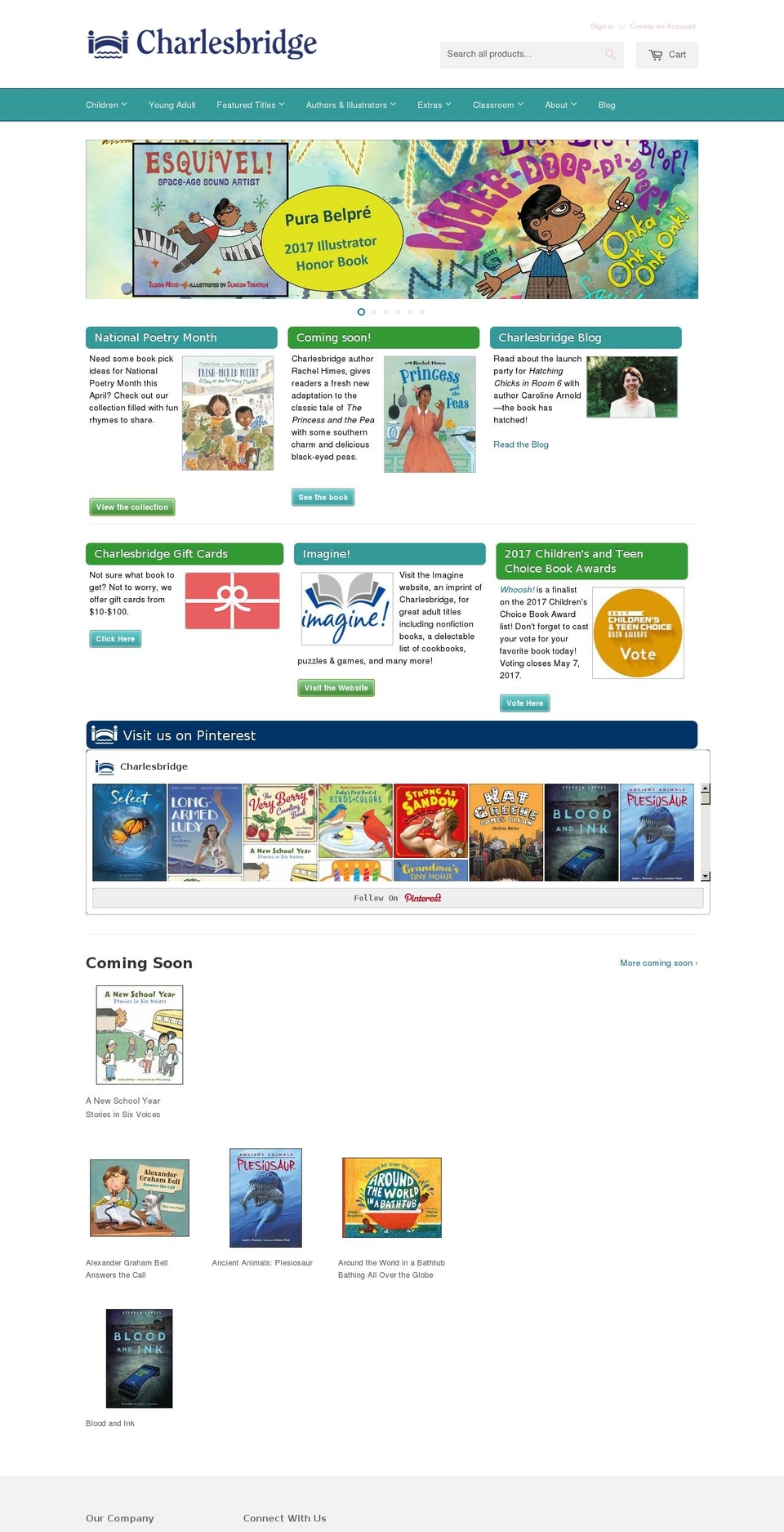 imaginebks.com shopify website screenshot