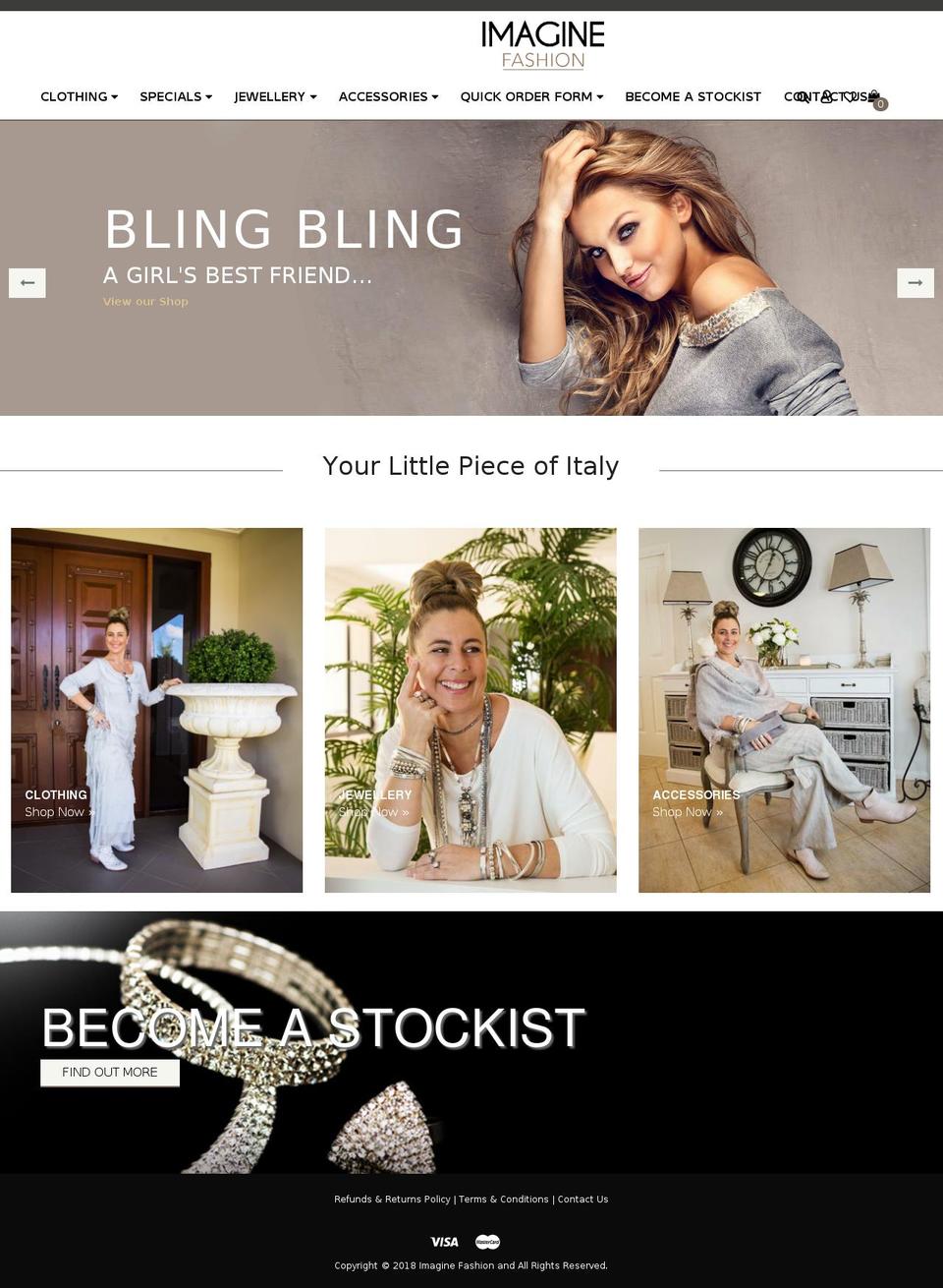 Post Go Live SL Edits - July '18 Shopify theme site example imaginejewellery.com.au
