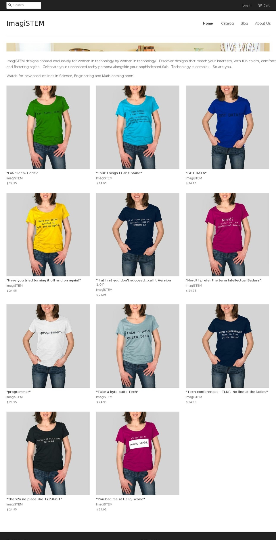 imagistem.com shopify website screenshot