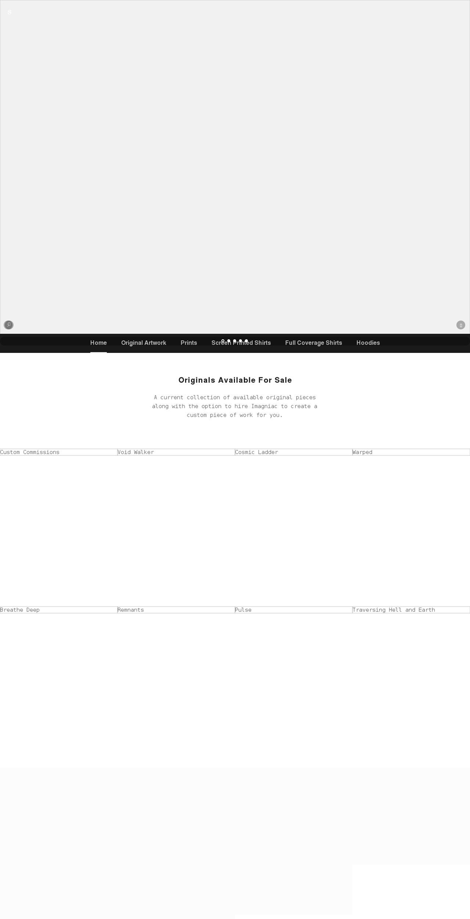 imagniac.ca shopify website screenshot