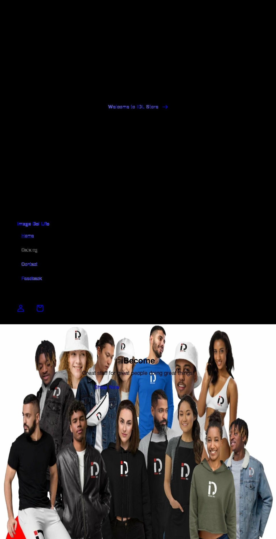 First Store Shopify theme site example imagodeilife.com