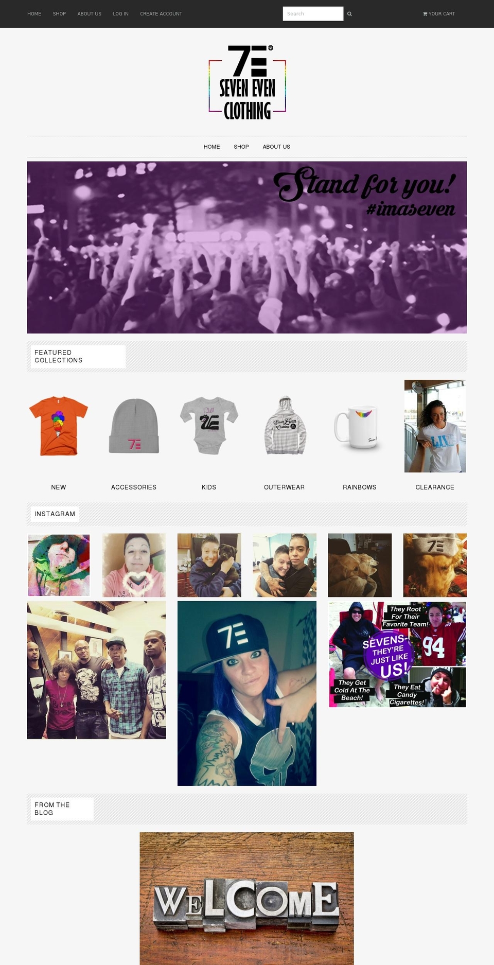 imaseven.com shopify website screenshot