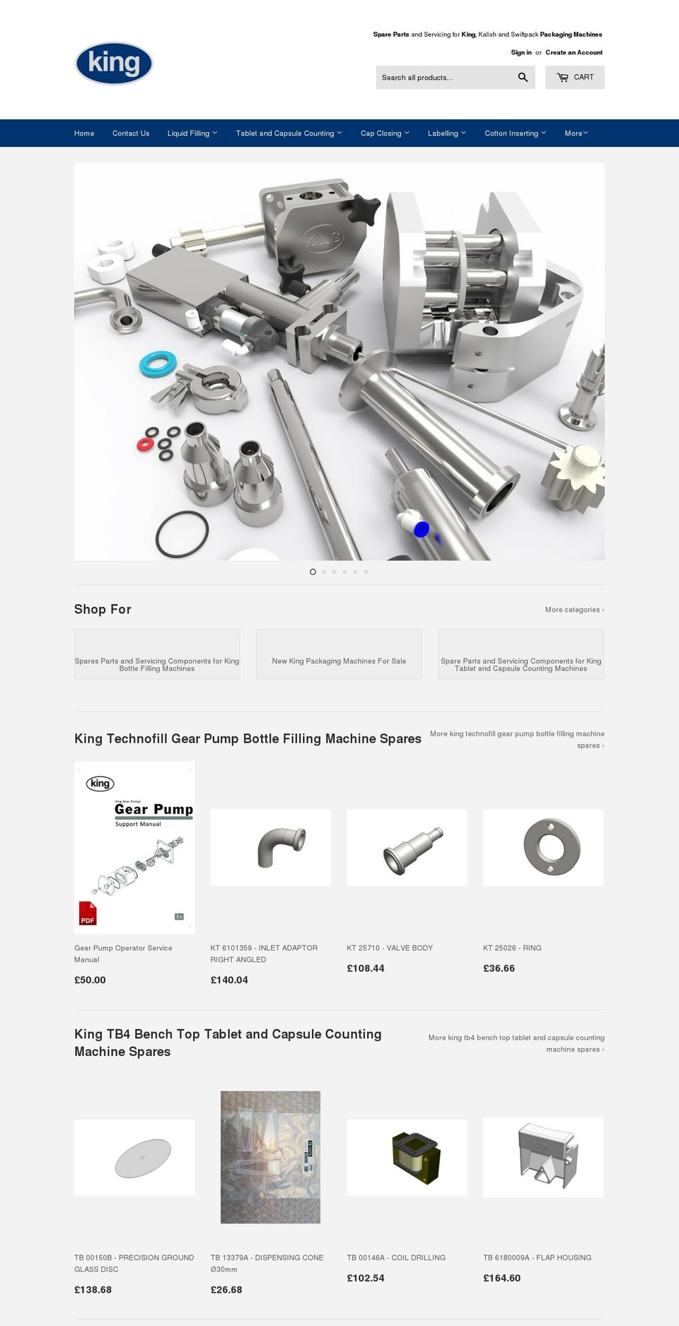 C.E.King Limited Online Store Shopify theme site example imaspares.com