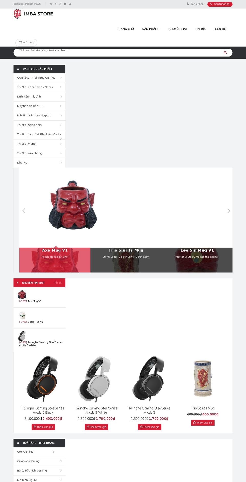 nivellia Shopify theme site example imbastore.net