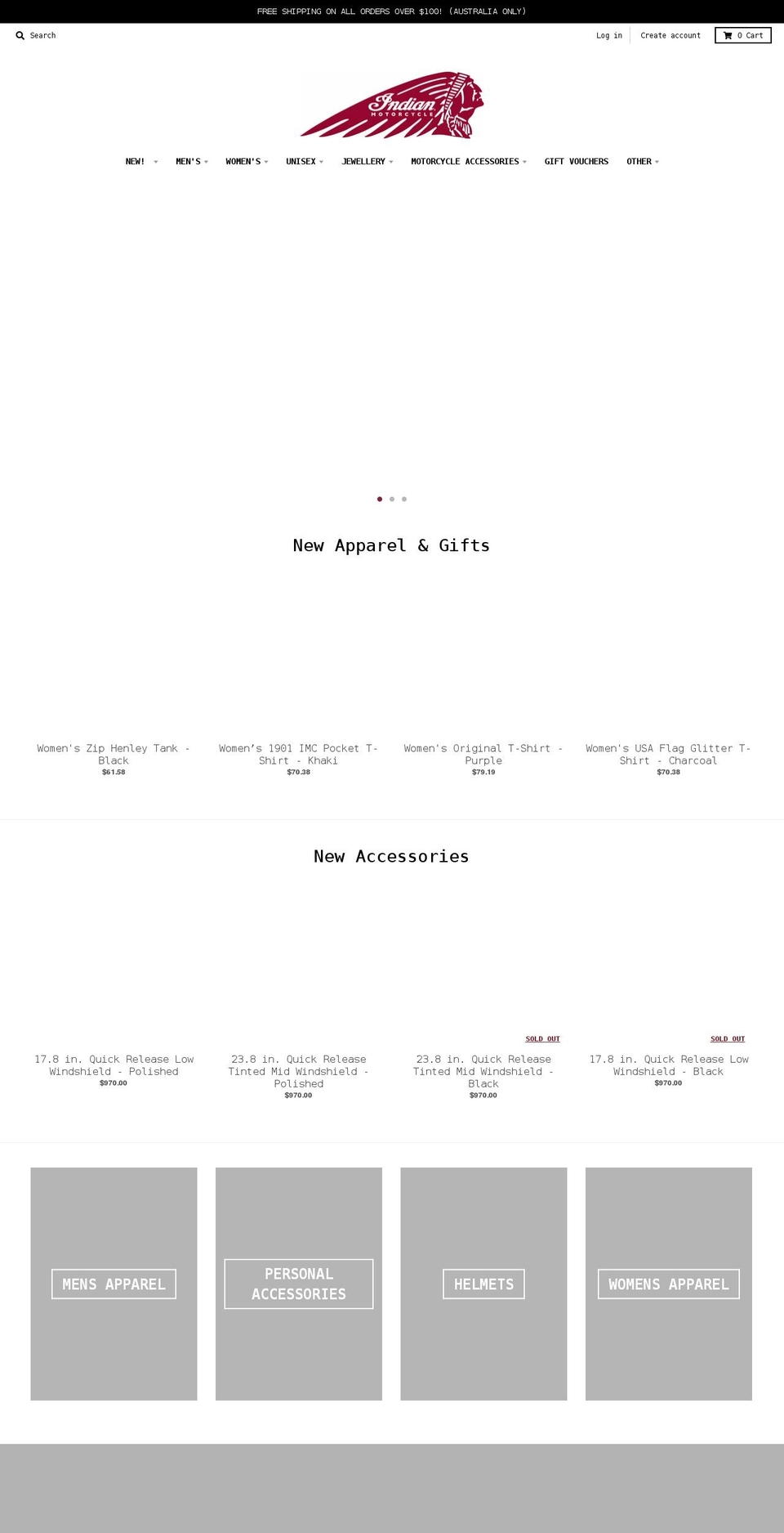 imcaustralia.com shopify website screenshot