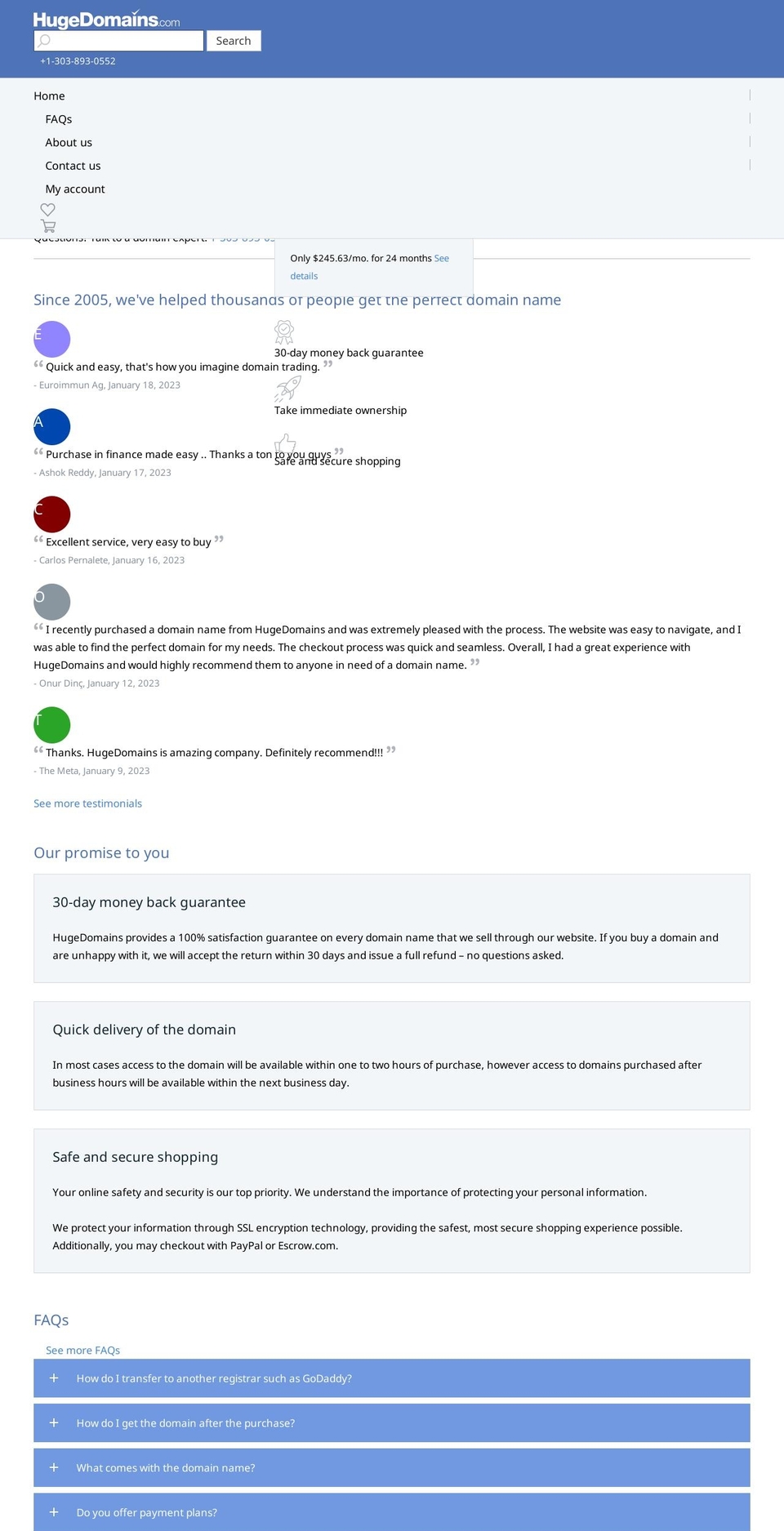 imconservation.com — Shopify storefront screenshot