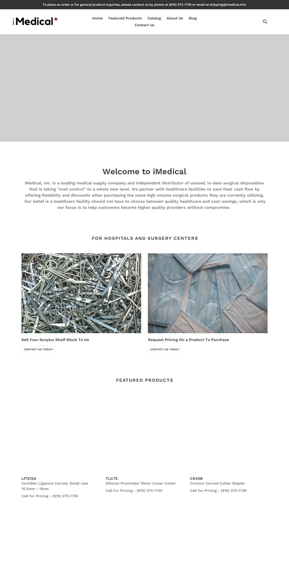 imedicalinc.com shopify website screenshot