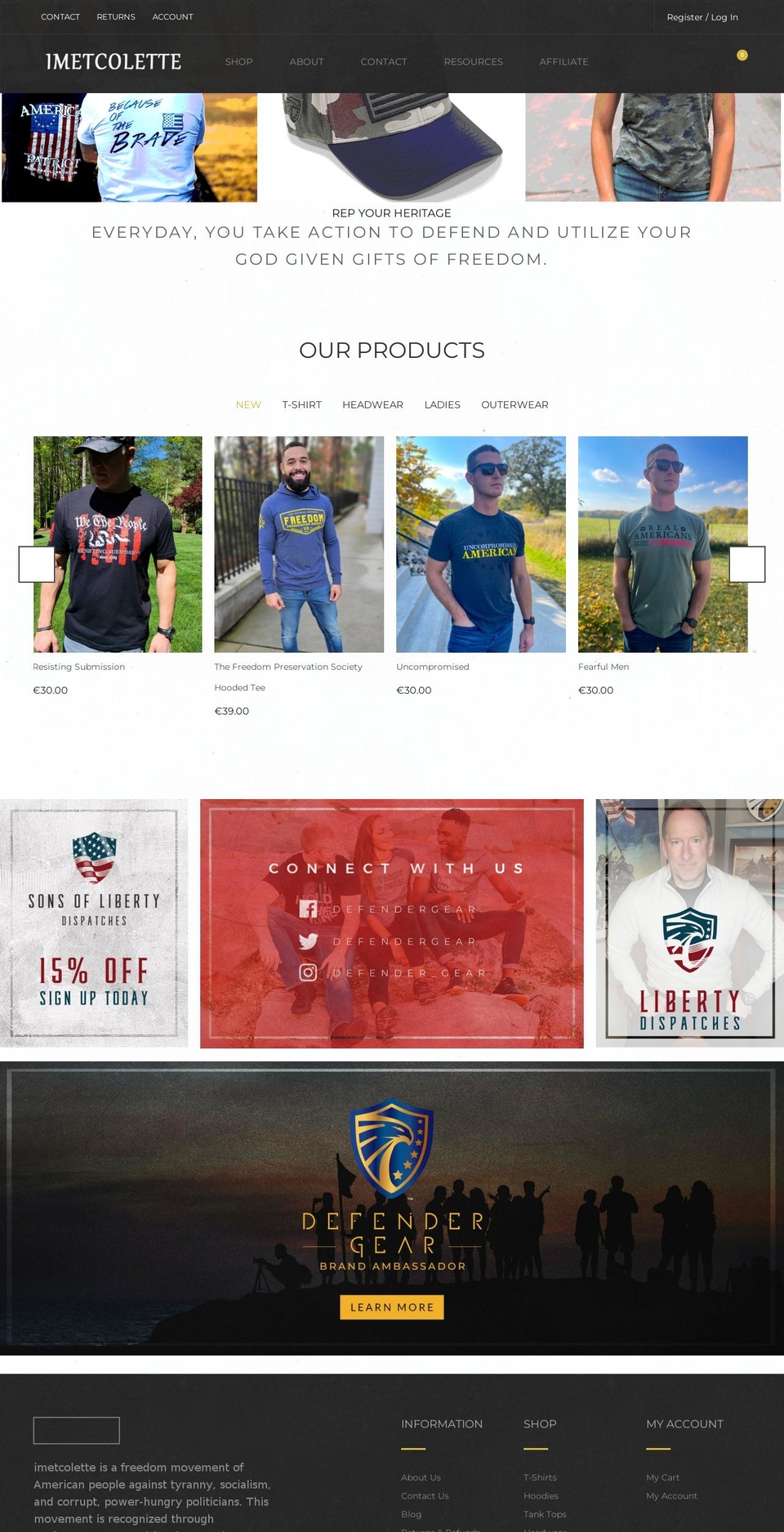 Custom Slideshow Hermes Home Shopify theme site example imetcolette.com
