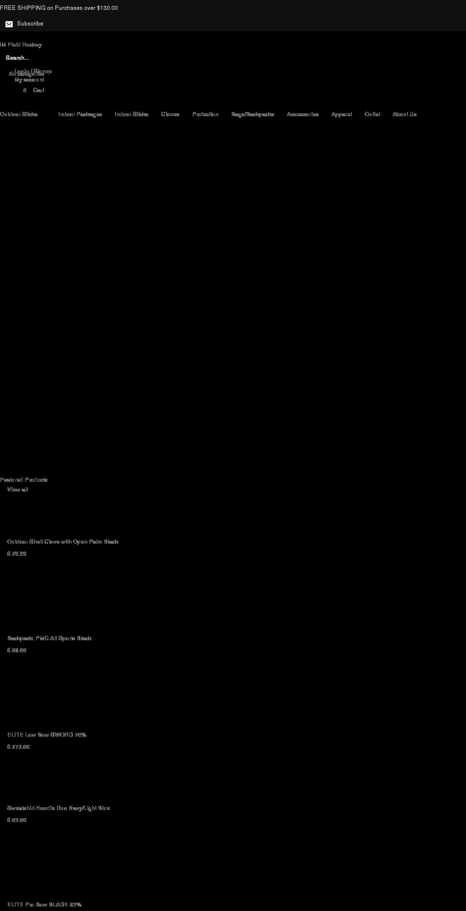 imfieldhockey.com shopify website screenshot