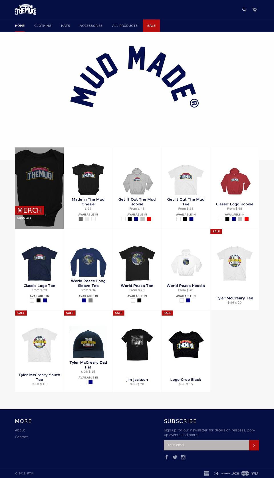 imfromthemud.com — Shopify storefront screenshot